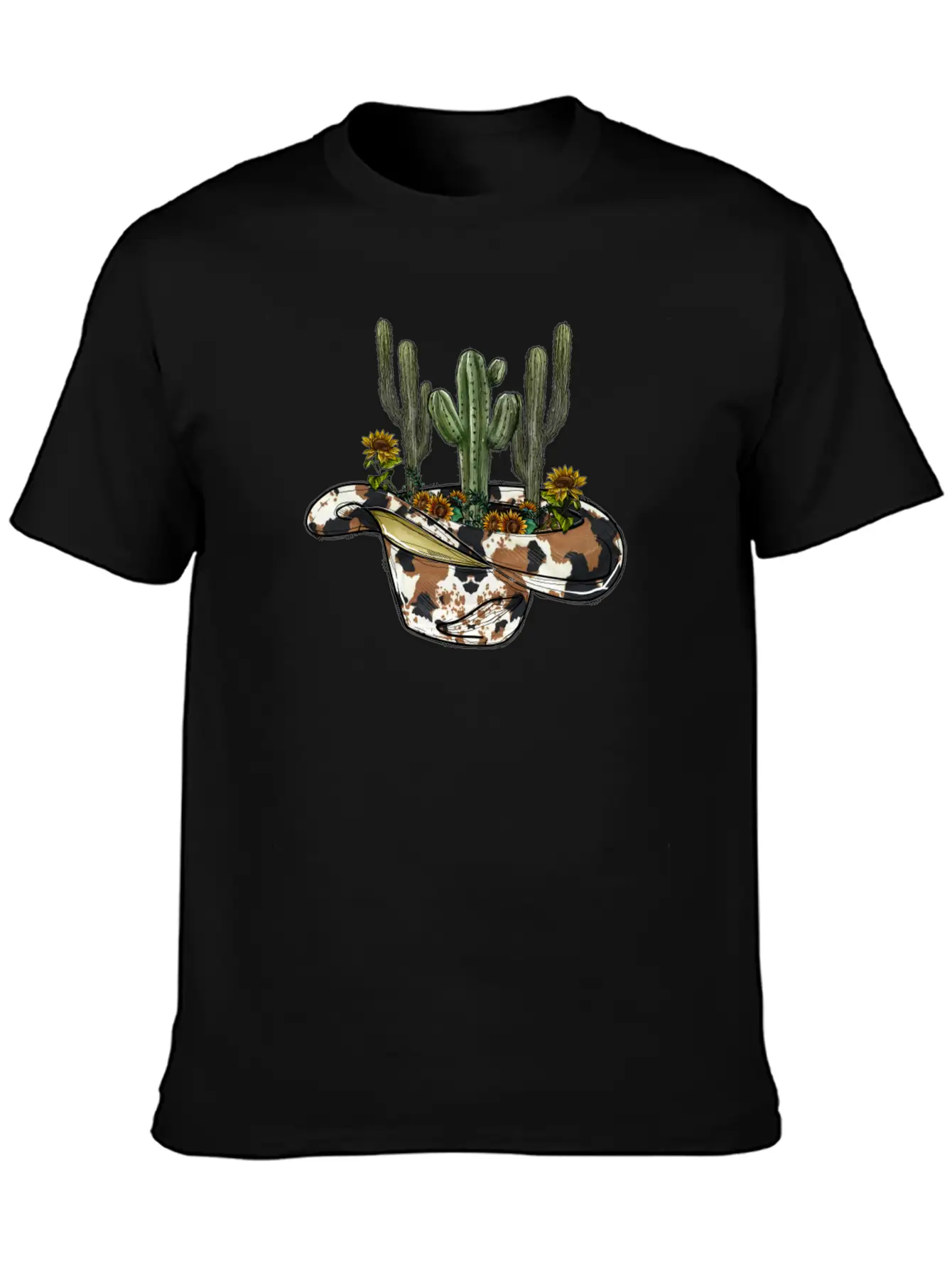 Cowboy Hat Cactus Soft Cotton Short Sleeve Tee ¨C Unisex Wardrobe Staple