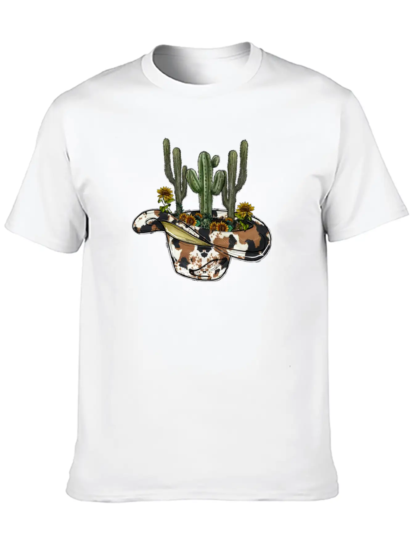 Cowboy Hat Cactus Soft Cotton Short Sleeve Tee ¨C Unisex Wardrobe Staple