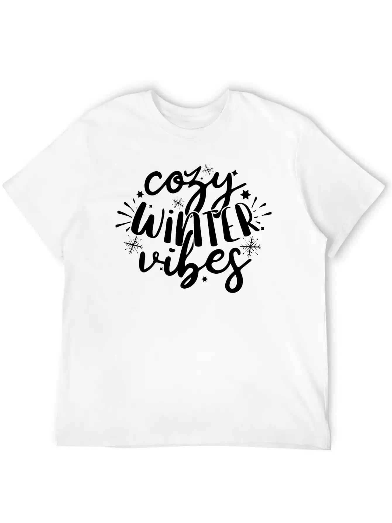 Cozy Winter Vibes Winter Design Basic Graphic T-Shirt ¨C Daily Comfort In Soft Cotton