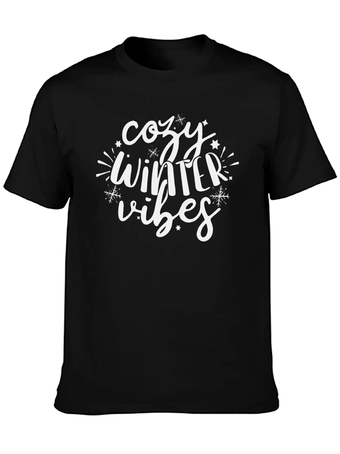 Cozy Winter Vibes Winter Design Basic Graphic T-Shirt ¨C Daily Comfort In Soft Cotton