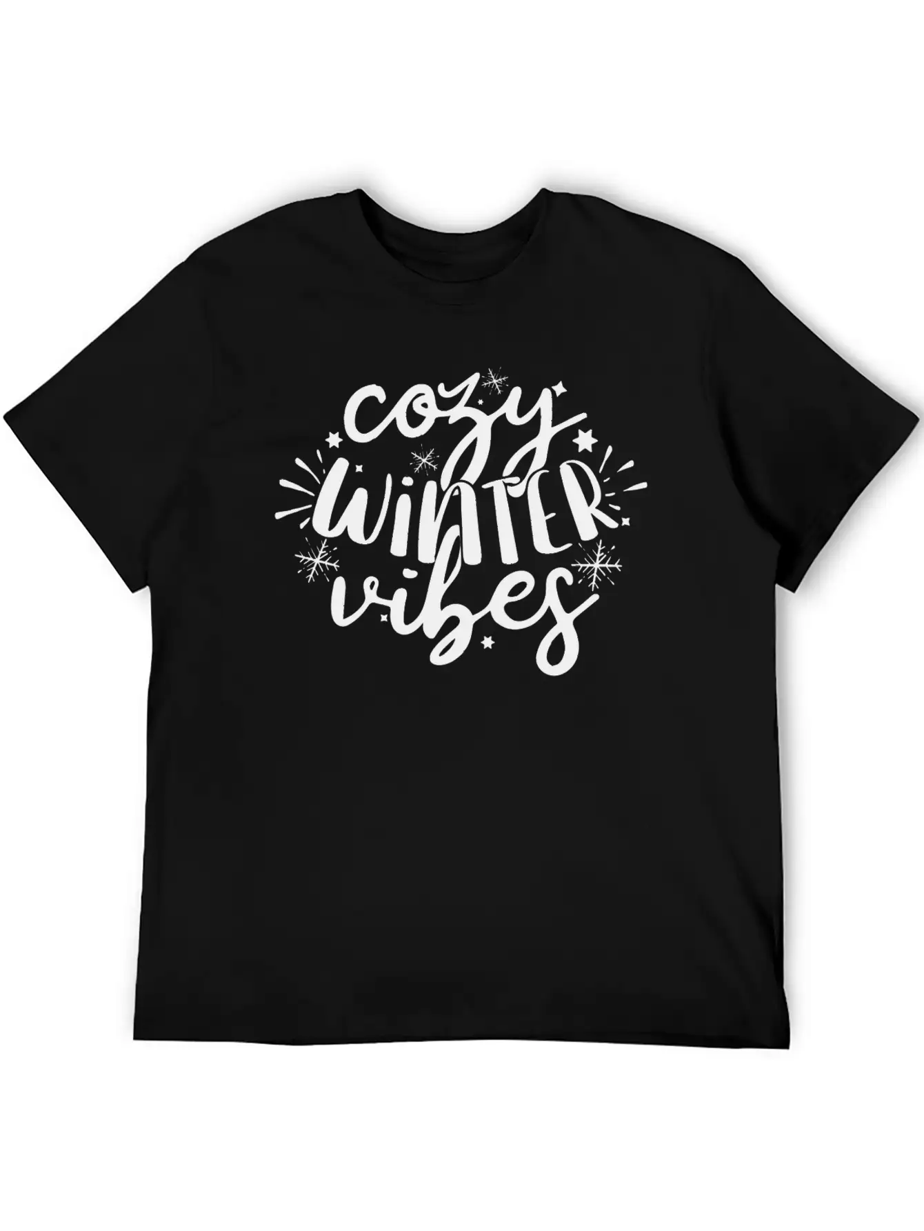 Cozy Winter Vibes Winter Design Basic Graphic T-Shirt ¨C Daily Comfort In Soft Cotton