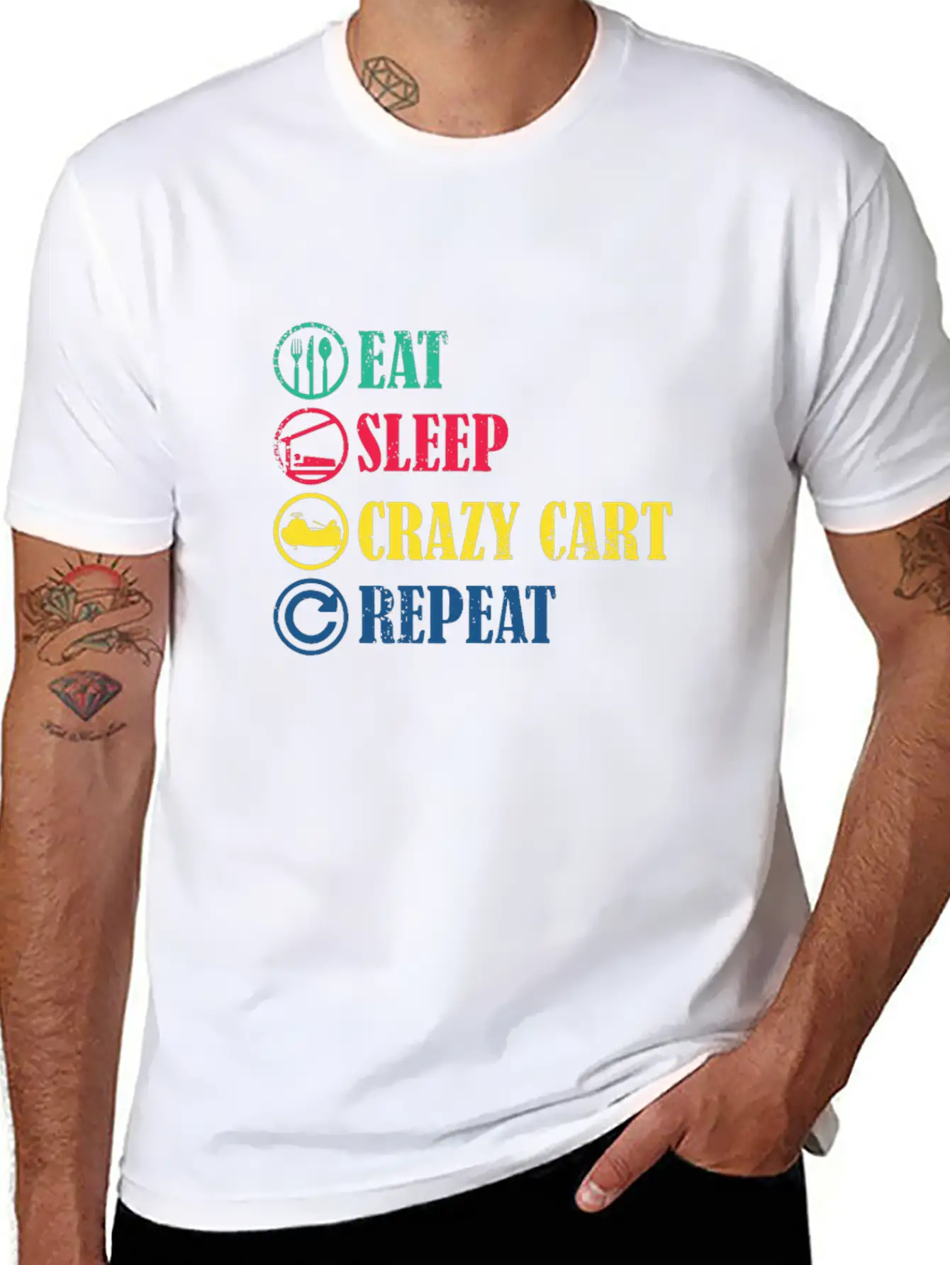 Crazy Cart Essential Cotton Tee For Daily Outfits ¨C Unisex Style