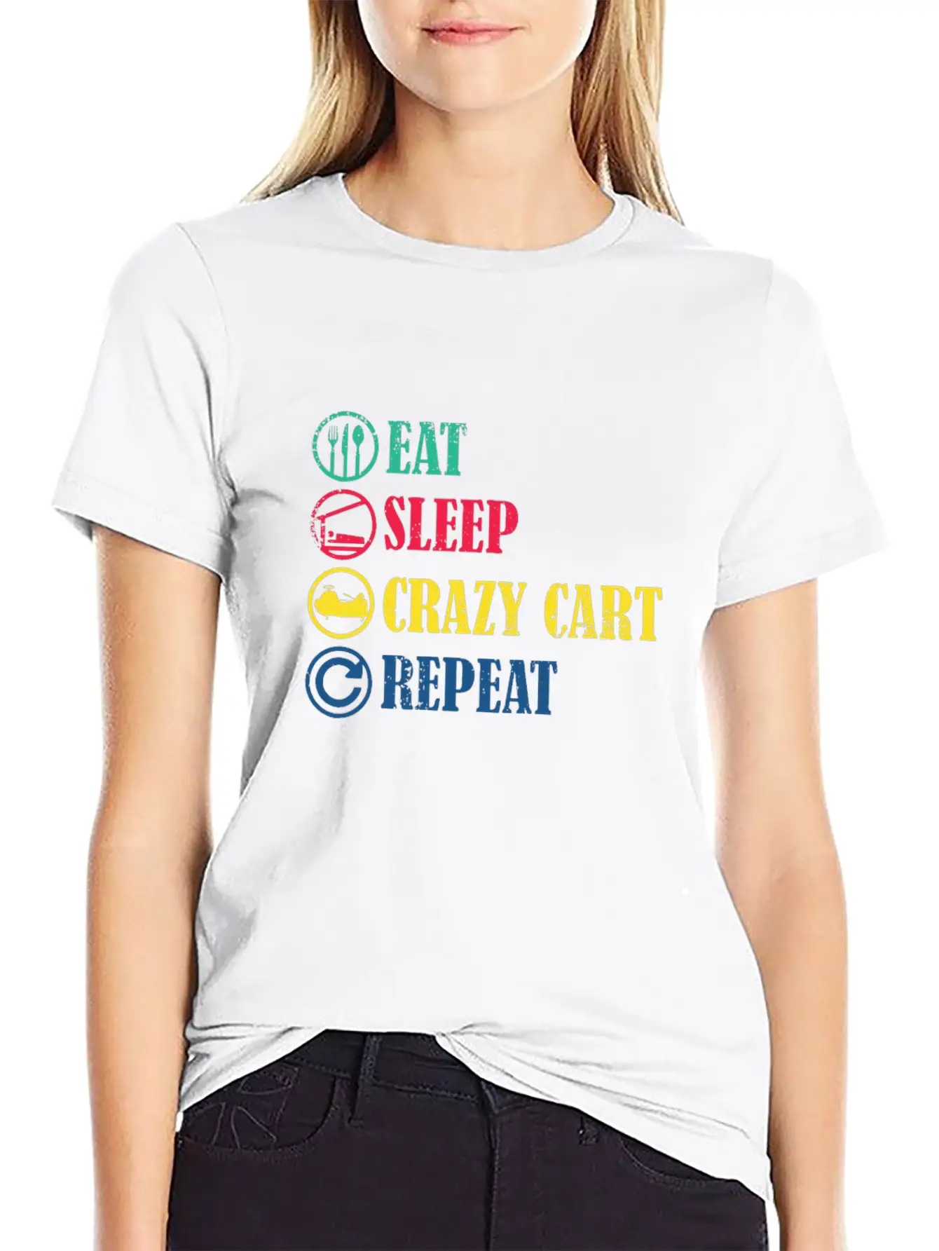 Crazy Cart Essential Cotton Tee For Daily Outfits ¨C Unisex Style