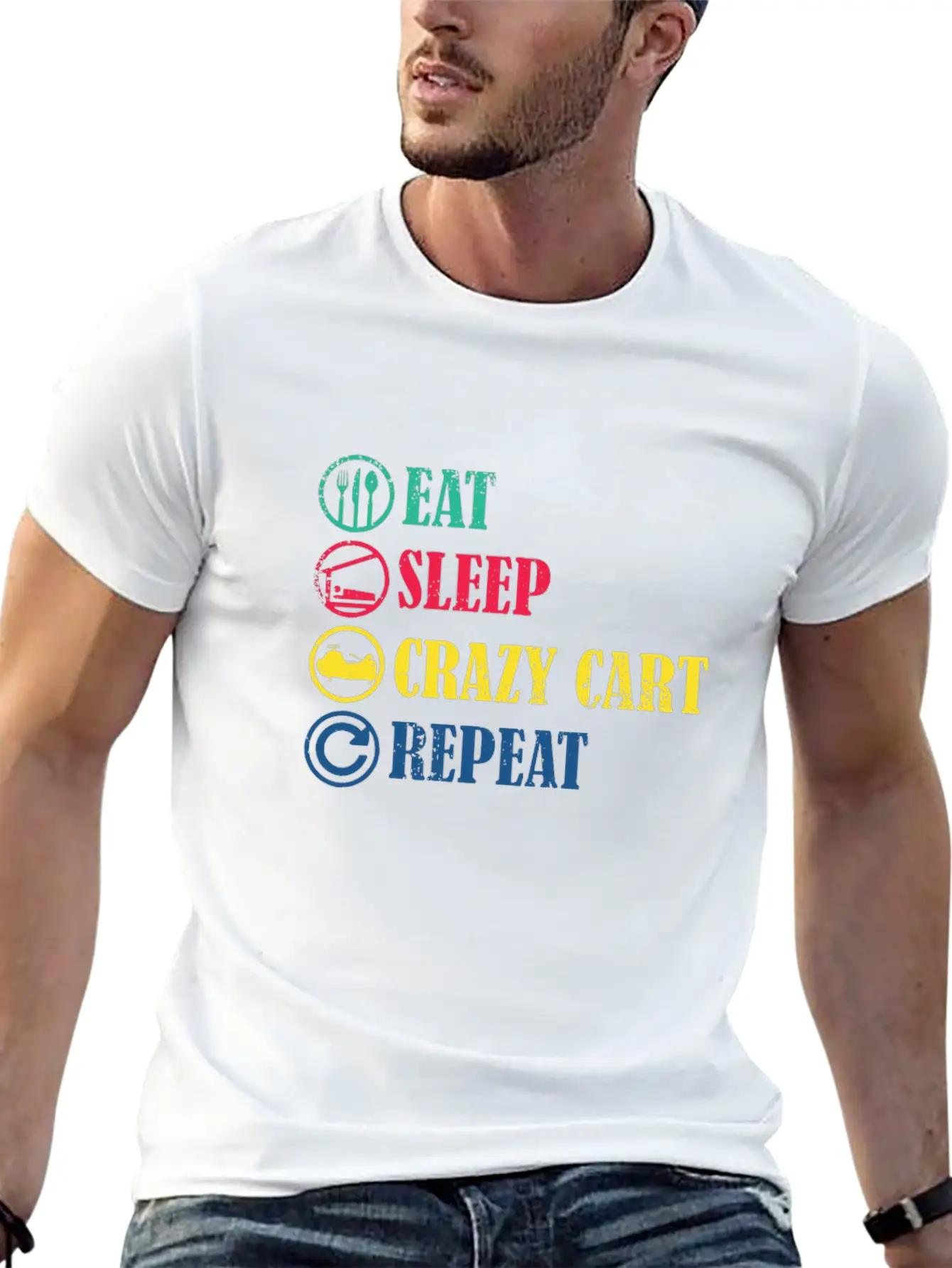 Crazy Cart Essential Cotton Tee For Daily Outfits ¨C Unisex Style