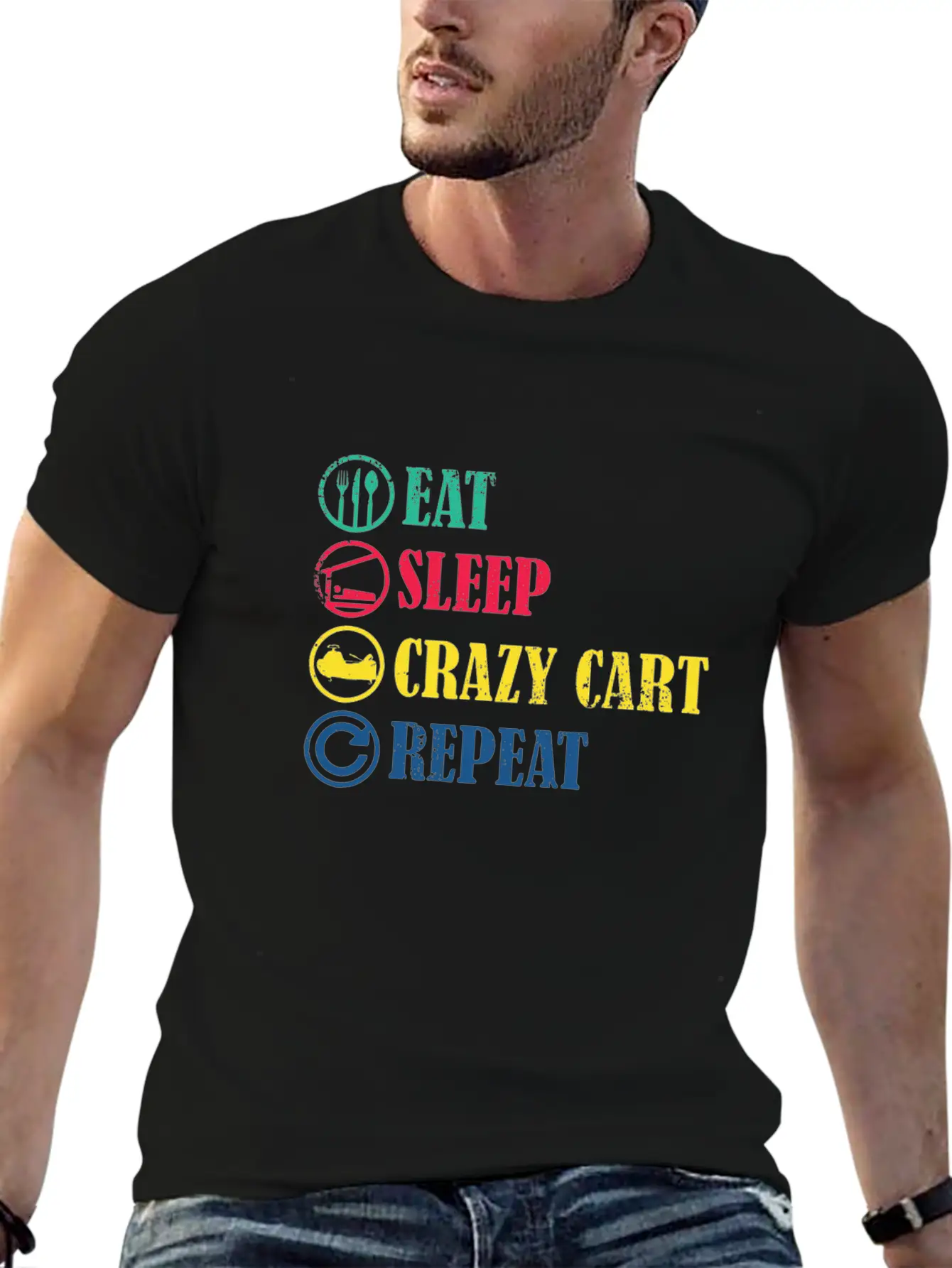 Crazy Cart Essential Cotton Tee For Daily Outfits ¨C Unisex Style