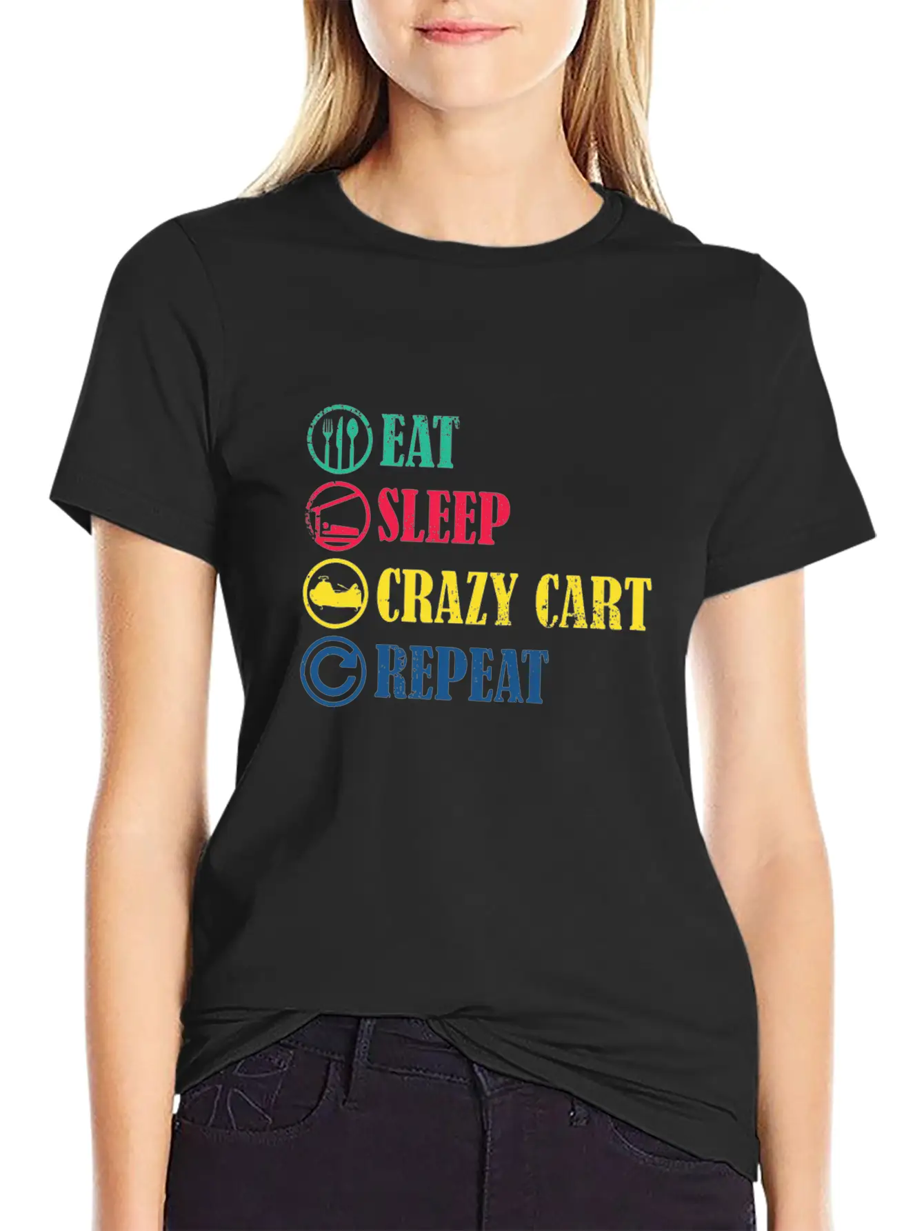 Crazy Cart Essential Cotton Tee For Daily Outfits ¨C Unisex Style