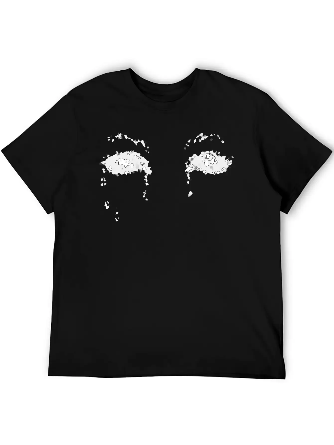 Crazy Eyes Sad Basic Graphic T-Shirt ¨C Daily Comfort In Soft Cotton