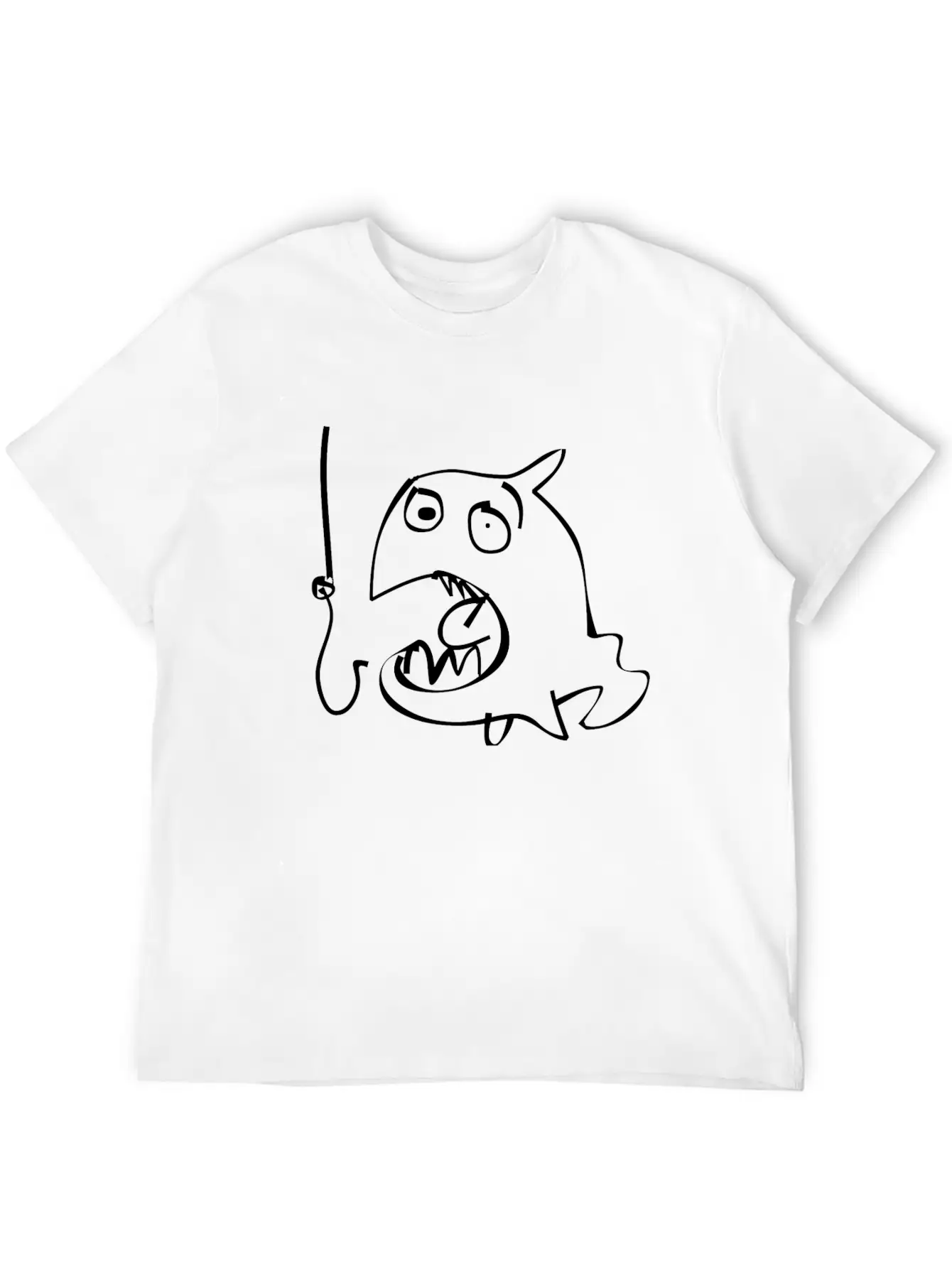 Crazy Fish & Hook Basic Graphic T-Shirt ¨C Daily Comfort In Soft Cotton
