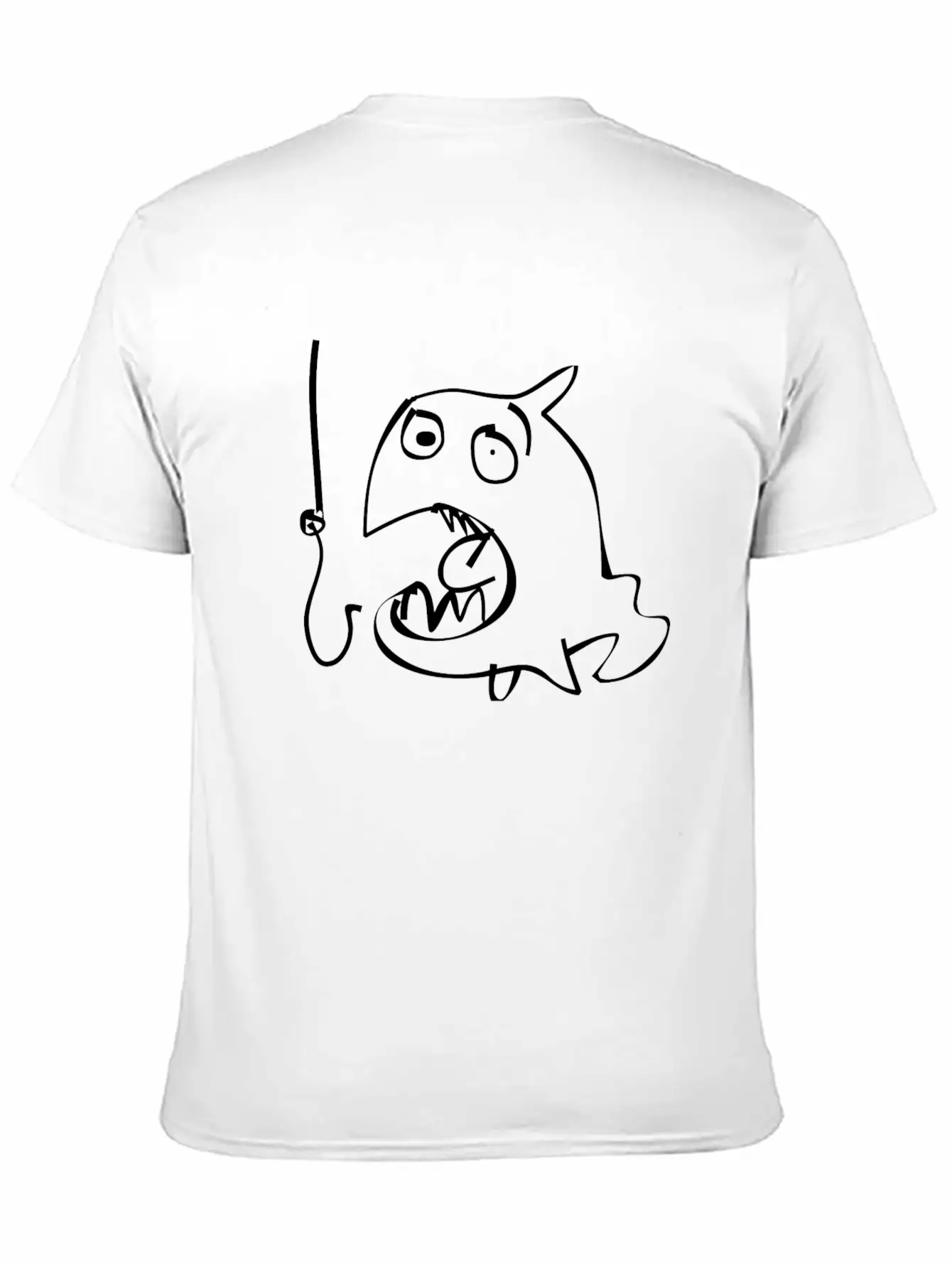 Crazy Fish & Hook Basic Graphic T-Shirt ¨C Daily Comfort In Soft Cotton