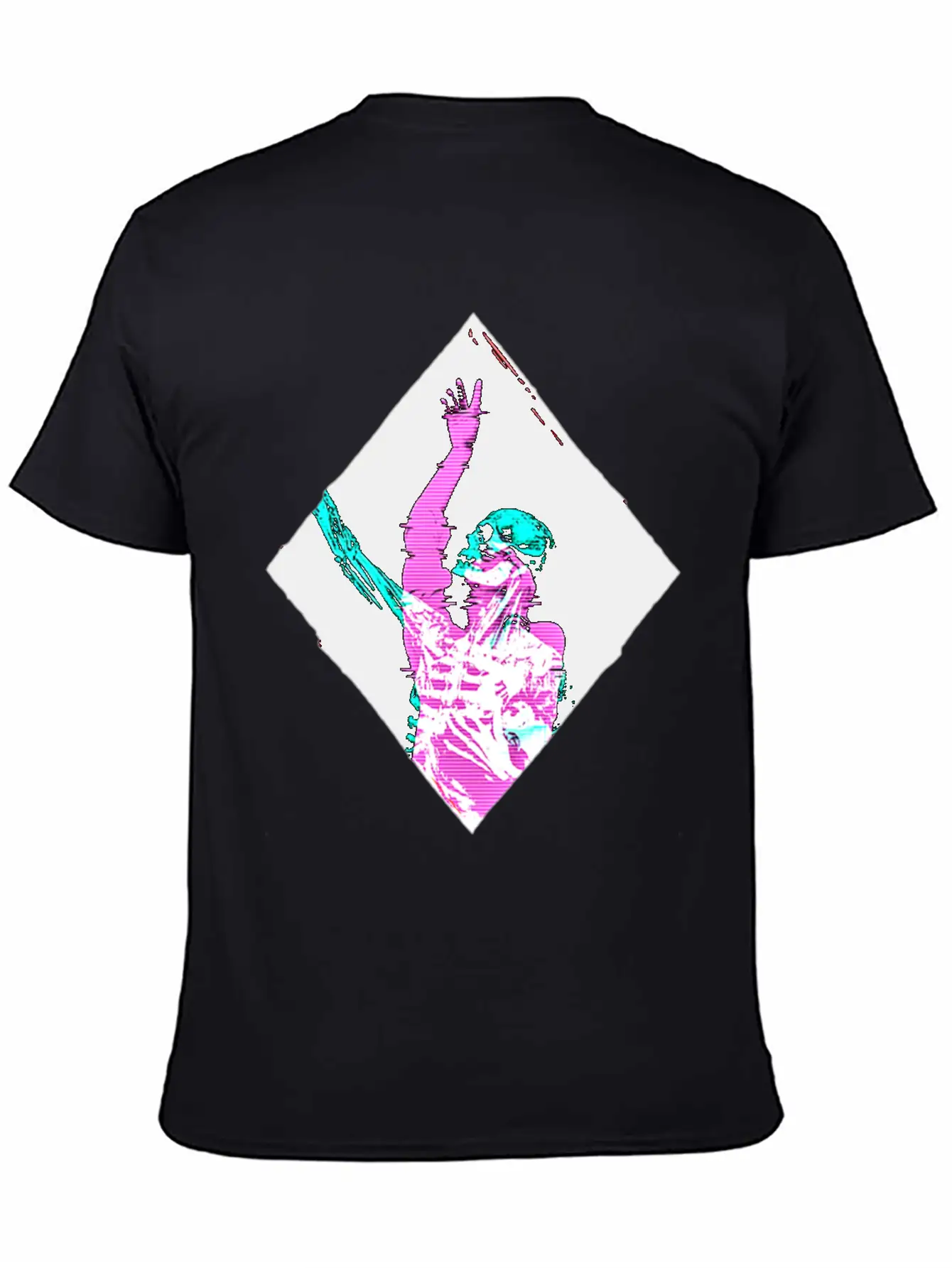 Creepy Pastel Goth Vaporwave Skeleton Skull Essential Cotton Tee For Daily Outfits ¨C Unisex Style
