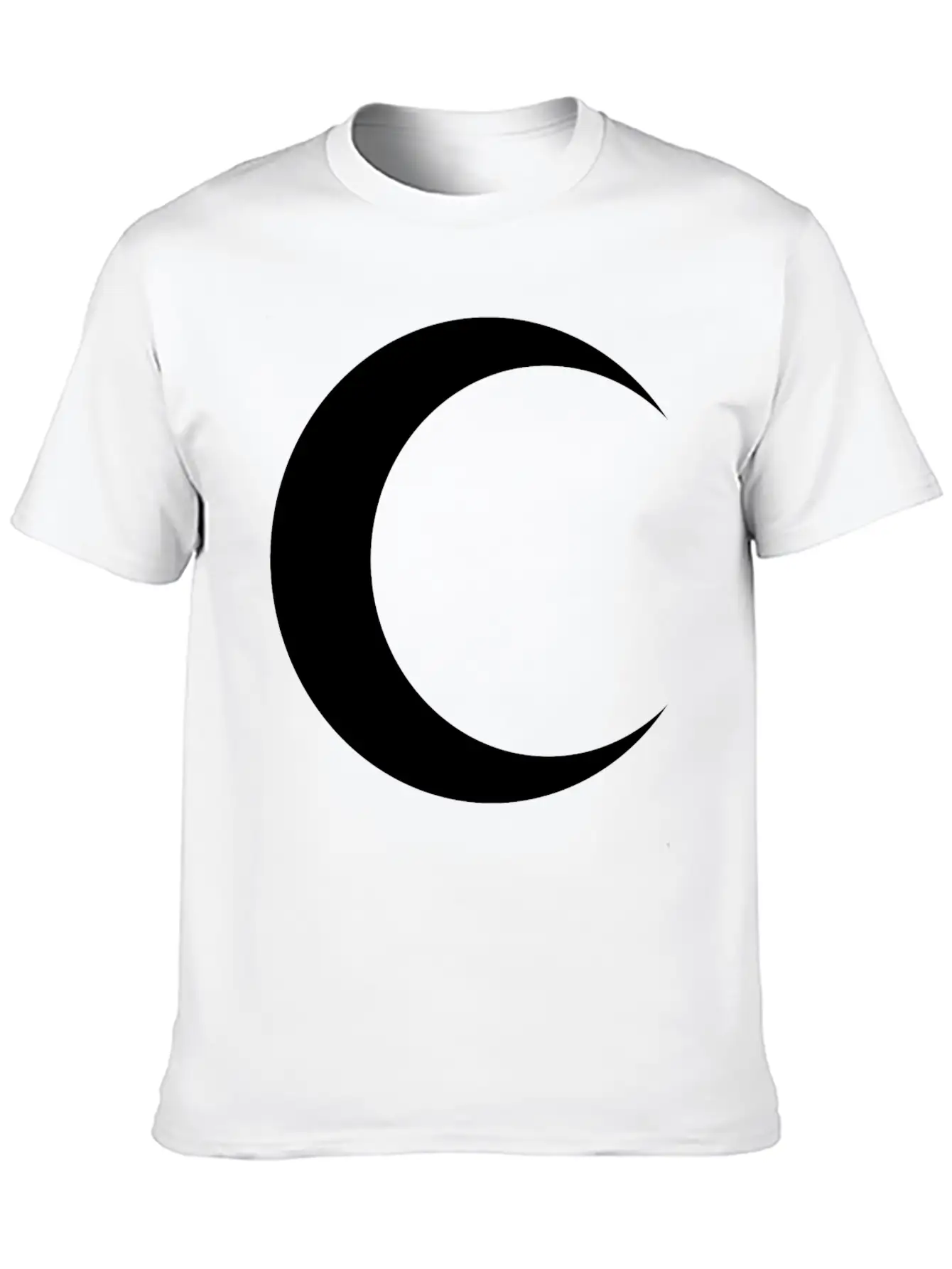 Crescent Moon Basic Graphic T-Shirt ¨C Daily Comfort In Soft Cotton