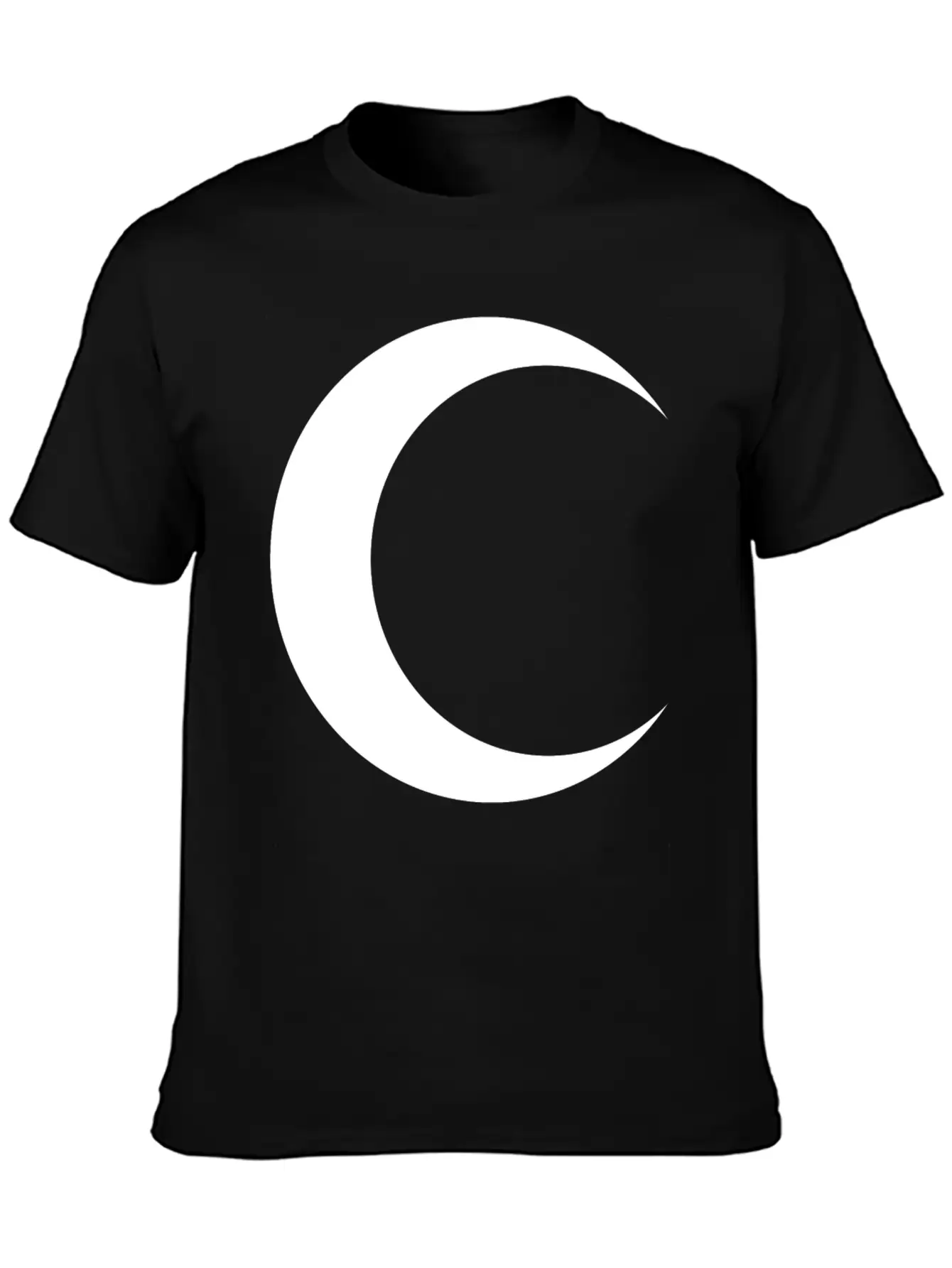 Crescent Moon Basic Graphic T-Shirt ¨C Daily Comfort In Soft Cotton
