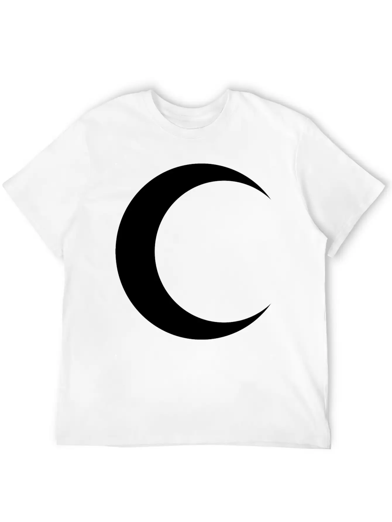 Crescent Moon Basic Graphic T-Shirt ¨C Daily Comfort In Soft Cotton