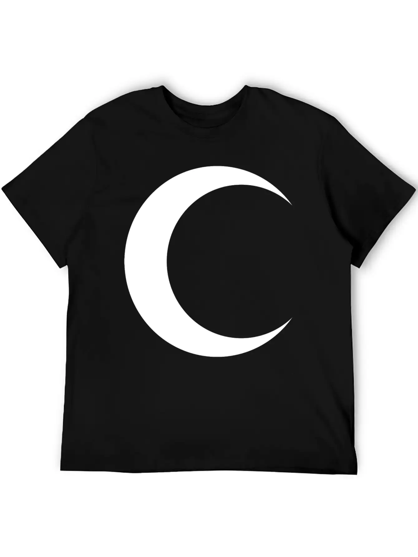 Crescent Moon Basic Graphic T-Shirt ¨C Daily Comfort In Soft Cotton