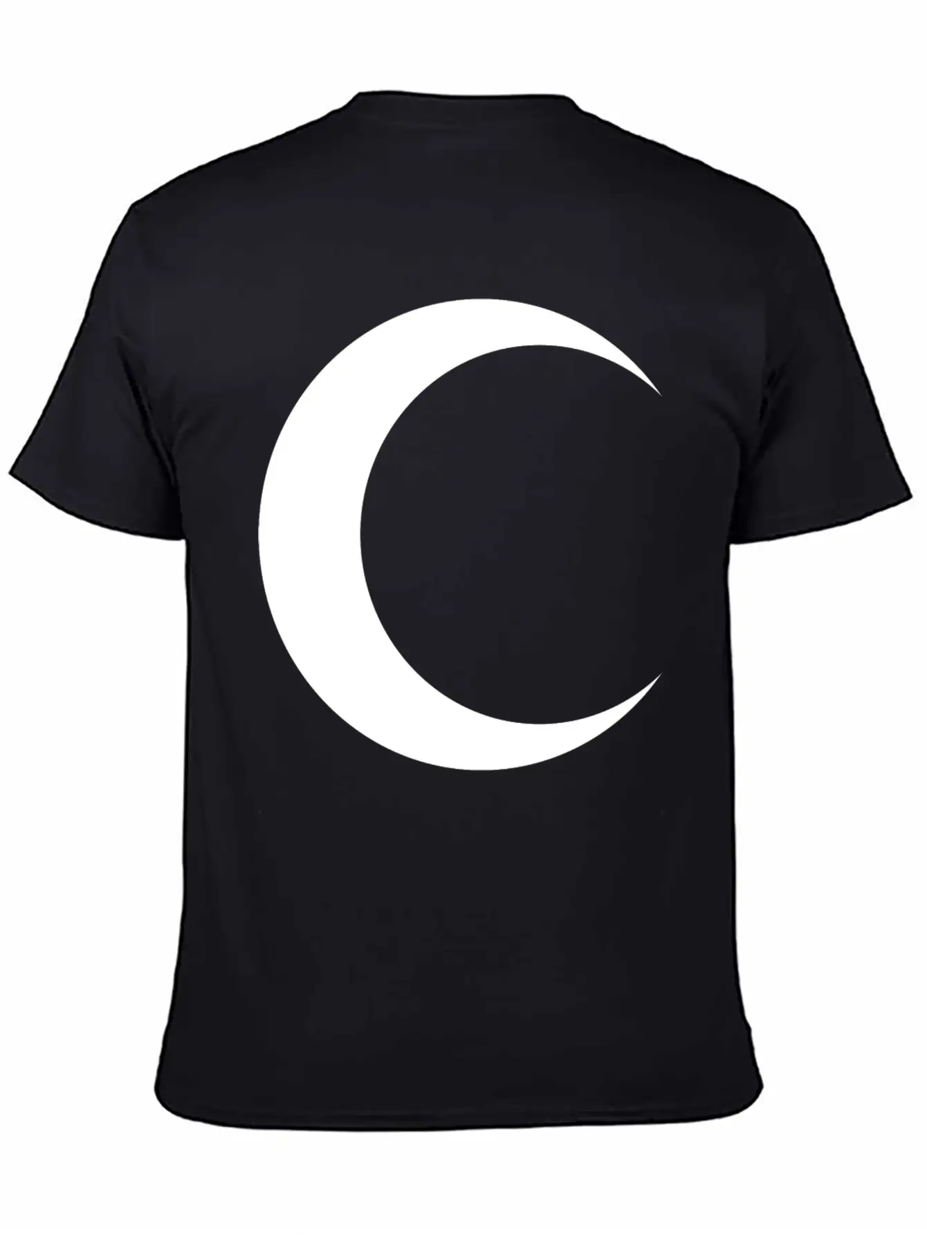 Crescent Moon Basic Graphic T-Shirt ¨C Daily Comfort In Soft Cotton