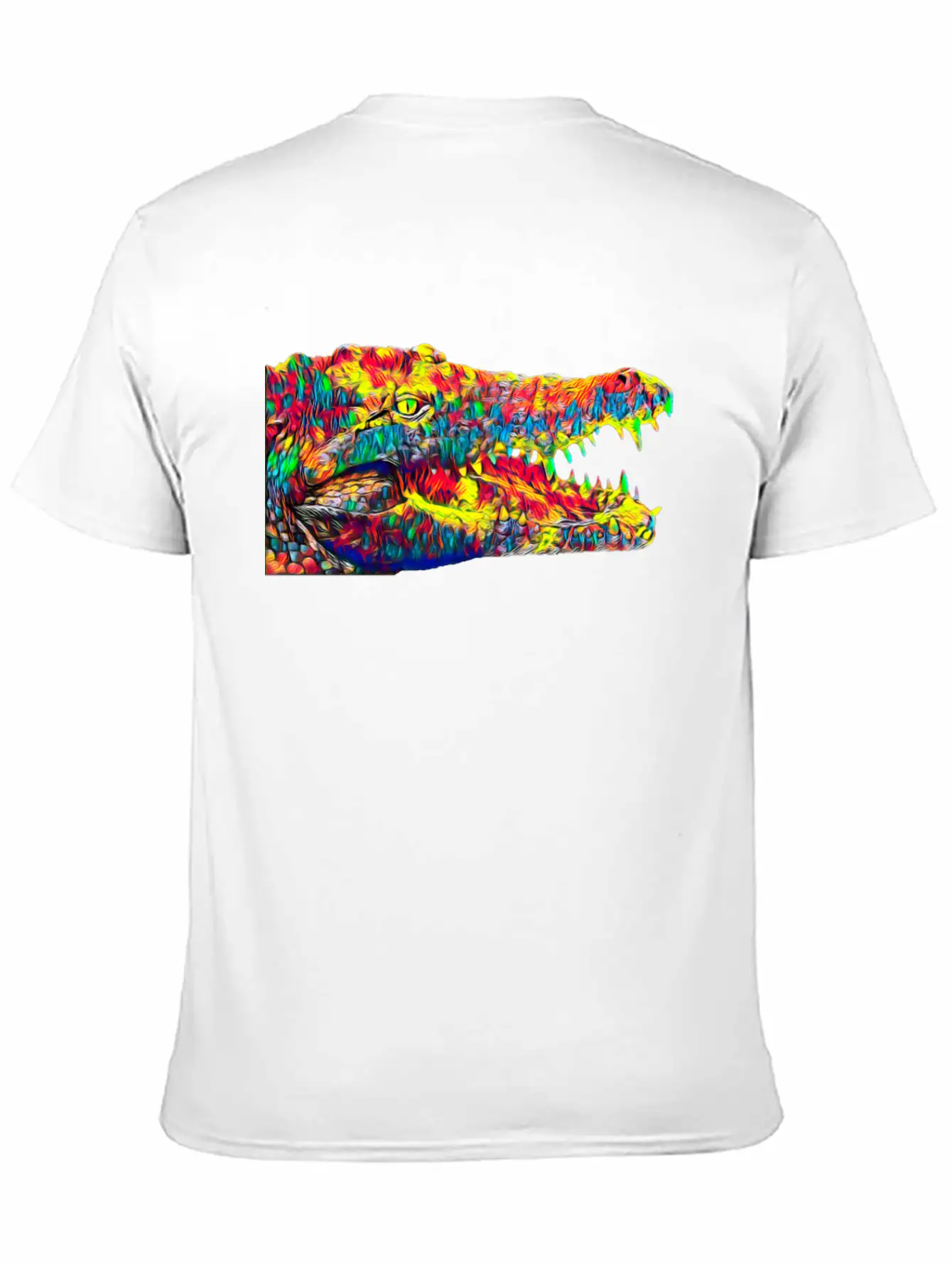 Crocodile Aligator Cayman Colored Design Soft Cotton Short Sleeve Tee ¨C Unisex Wardrobe Staple