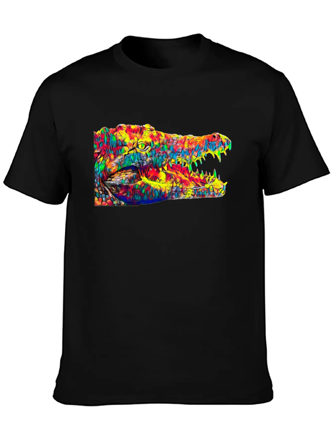 Crocodile Aligator Cayman Colored Design Soft Cotton Short Sleeve Tee ¨C Unisex Wardrobe Staple