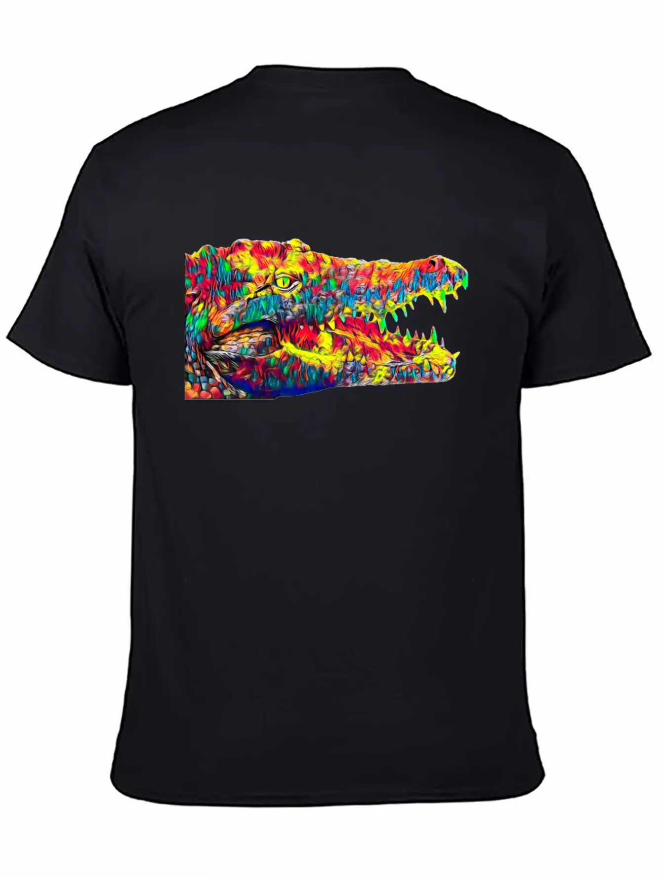 Crocodile Aligator Cayman Colored Design Soft Cotton Short Sleeve Tee ¨C Unisex Wardrobe Staple