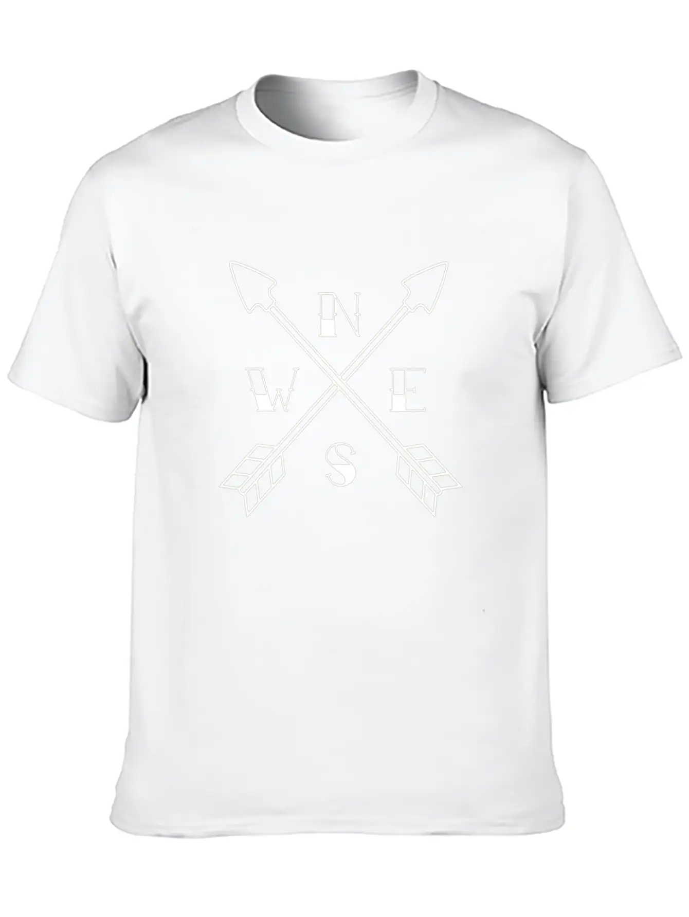 Crossed Arrows Basic Graphic T-Shirt ¨C Daily Comfort In Soft Cotton