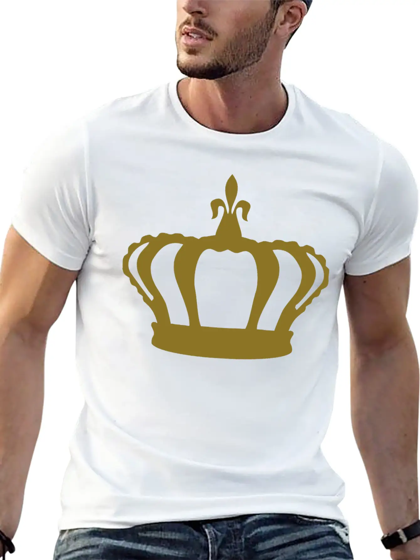 Crown, King, Queen Basic Graphic T-Shirt ¨C Daily Comfort In Soft Cotton