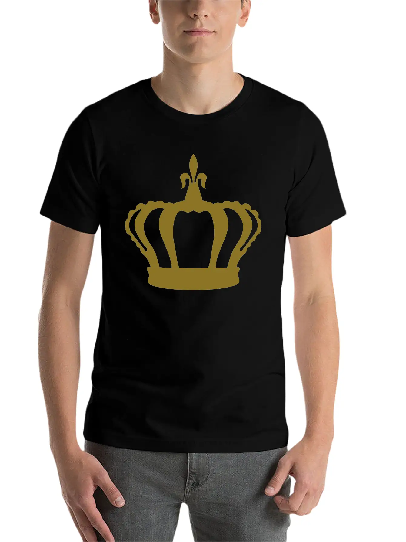 Crown, King, Queen Basic Graphic T-Shirt ¨C Daily Comfort In Soft Cotton