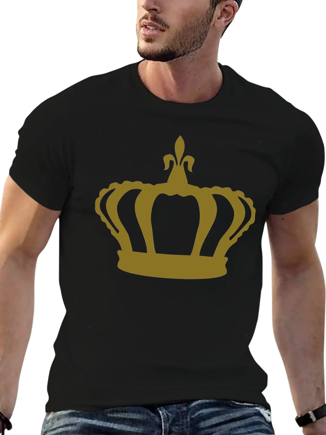 Crown, King, Queen Basic Graphic T-Shirt ¨C Daily Comfort In Soft Cotton