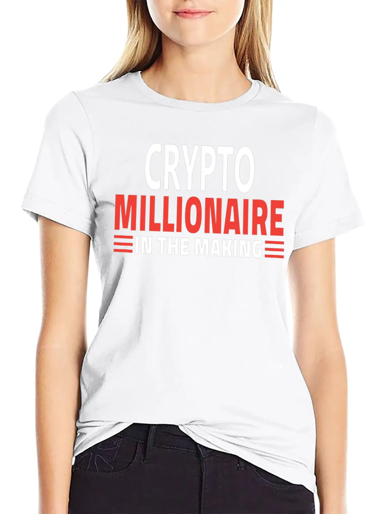 CRYPTO MILLIONNAIRE IN THE MAKING Soft Cotton Short Sleeve Tee ¨C Unisex Wardrobe Staple