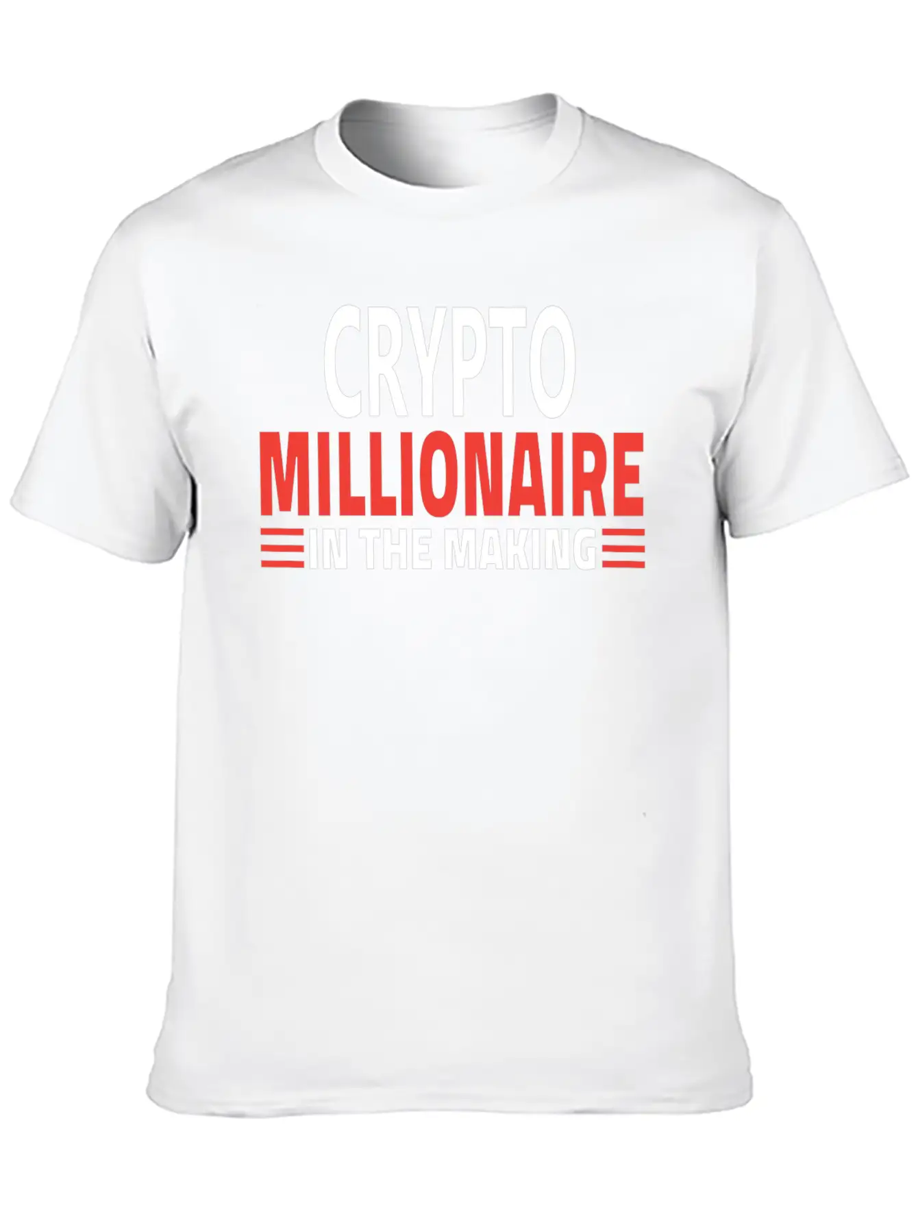 CRYPTO MILLIONNAIRE IN THE MAKING Soft Cotton Short Sleeve Tee ¨C Unisex Wardrobe Staple
