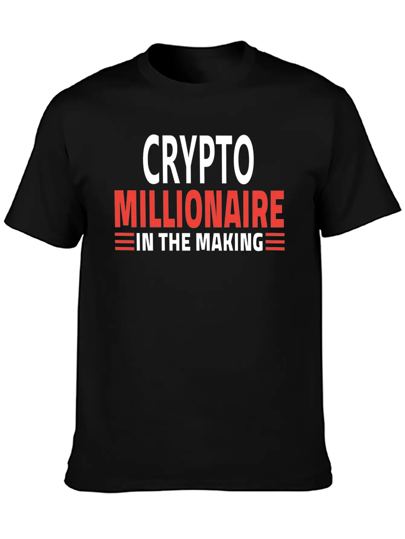 CRYPTO MILLIONNAIRE IN THE MAKING Soft Cotton Short Sleeve Tee ¨C Unisex Wardrobe Staple