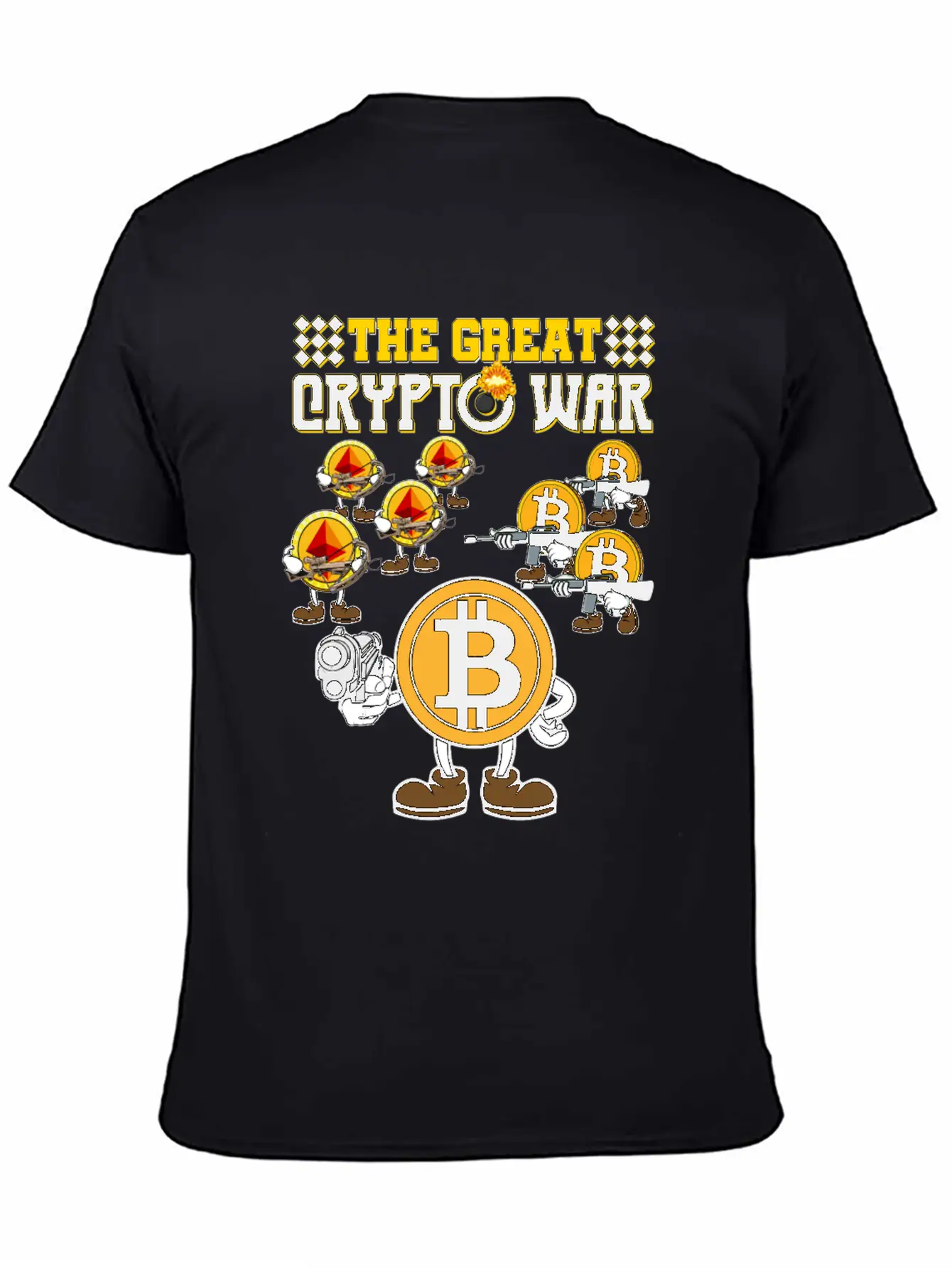 Crypto War2 Basic Graphic T-Shirt ¨C Daily Comfort In Soft Cotton