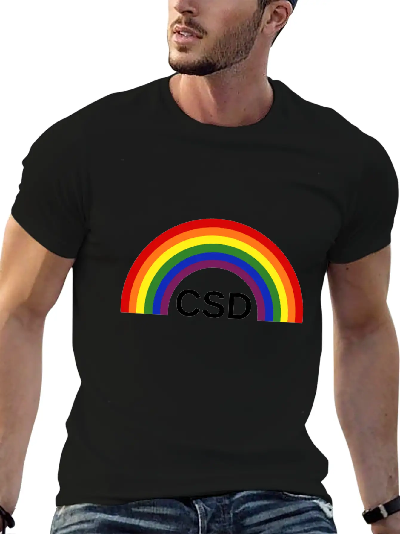 CSD Christopher Street Day Rainbow Soft Cotton Short Sleeve Tee ¨C Unisex Wardrobe Staple