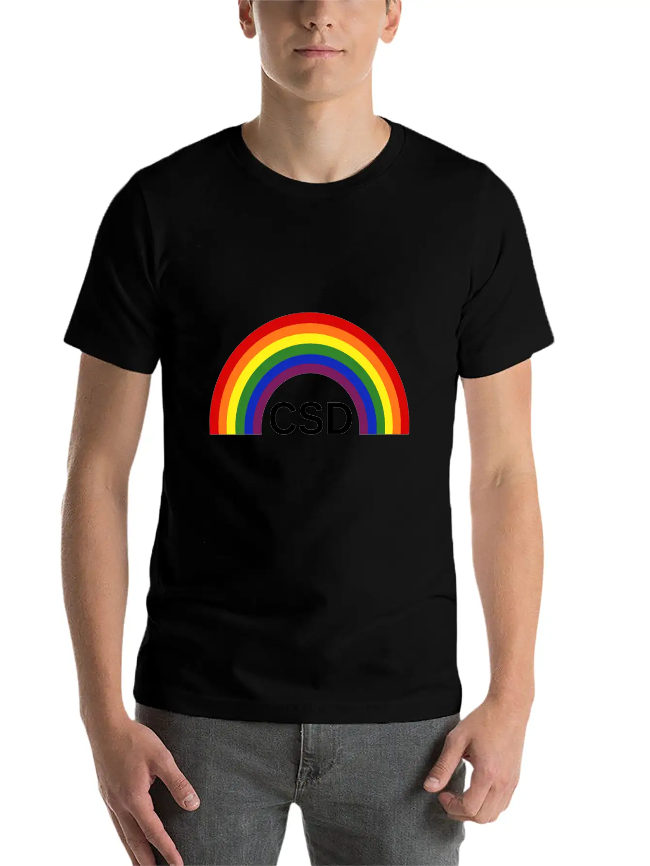 CSD Christopher Street Day Rainbow Soft Cotton Short Sleeve Tee ¨C Unisex Wardrobe Staple