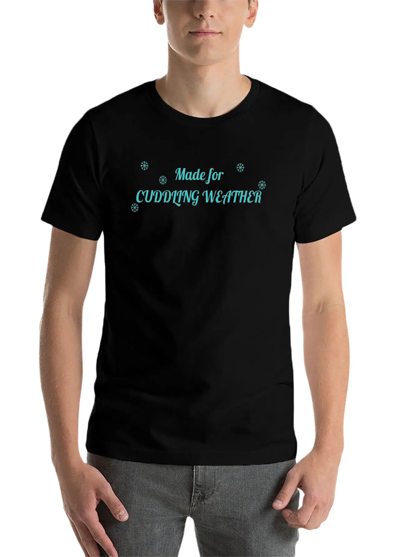 Cuddling Weather Essential Cotton Tee For Daily Outfits ¨C Unisex Style