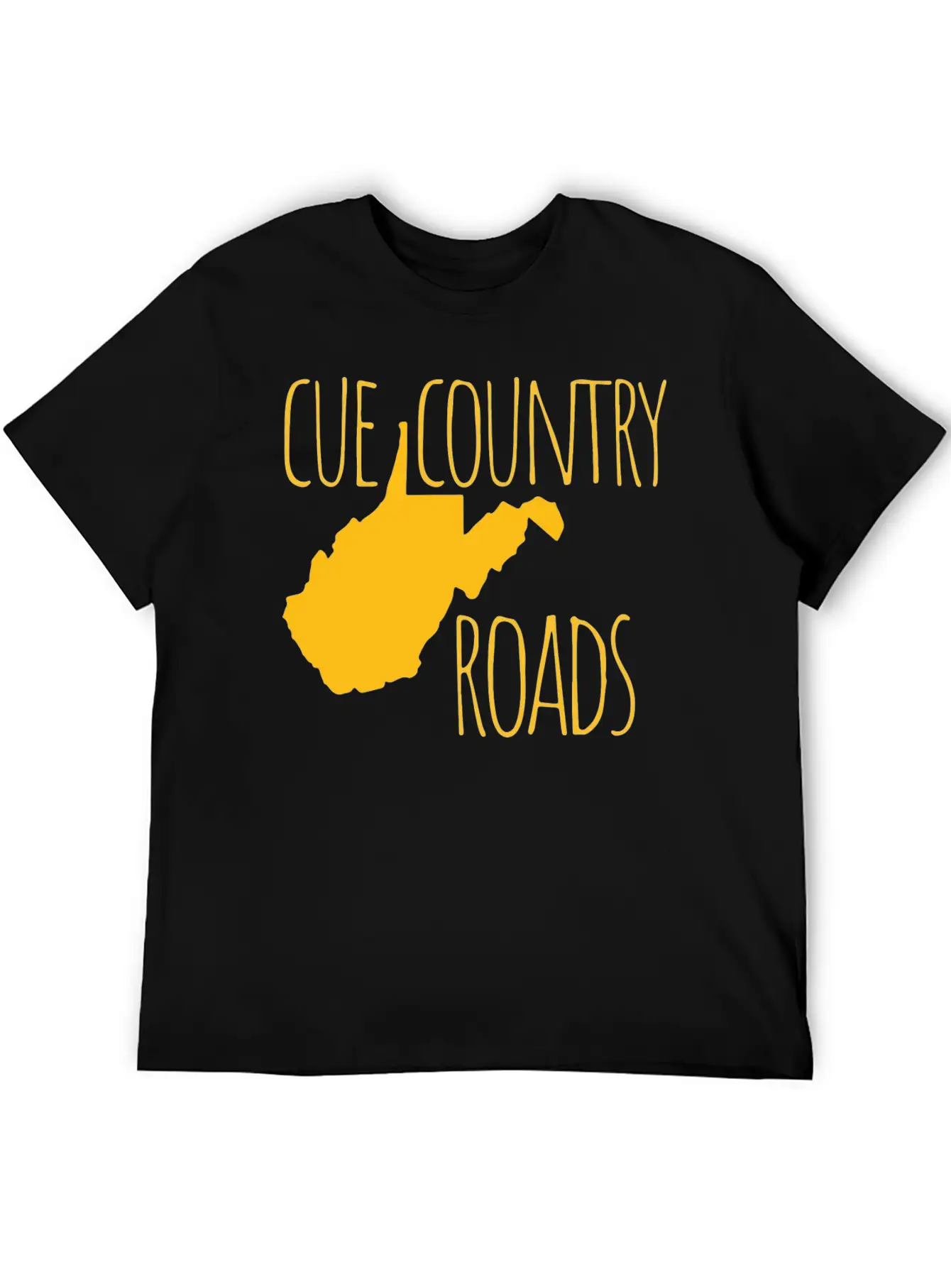 Cue Country Roads Essential Cotton Tee For Daily Outfits ¨C Unisex Style