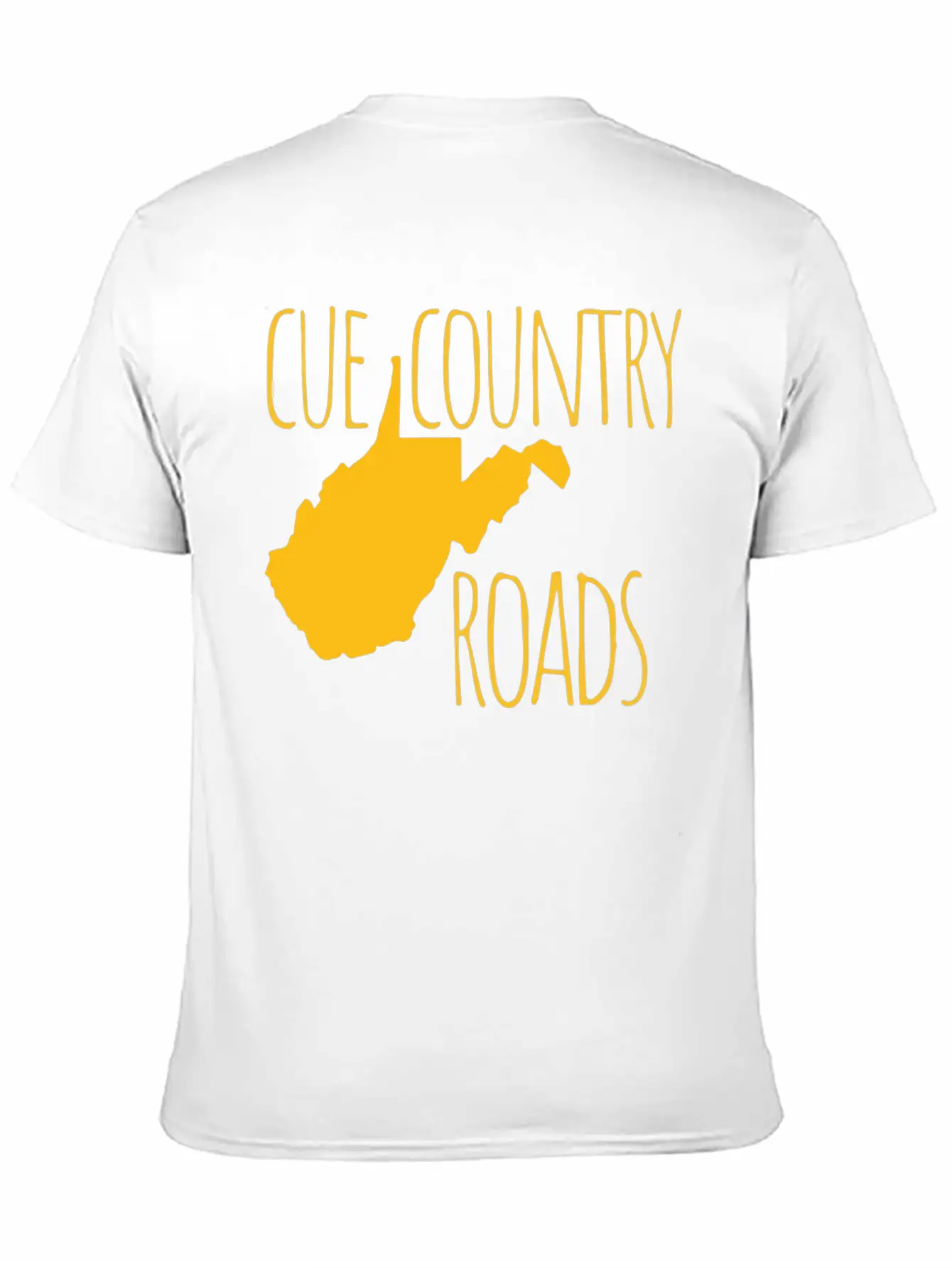 Cue Country Roads Essential Cotton Tee For Daily Outfits ¨C Unisex Style