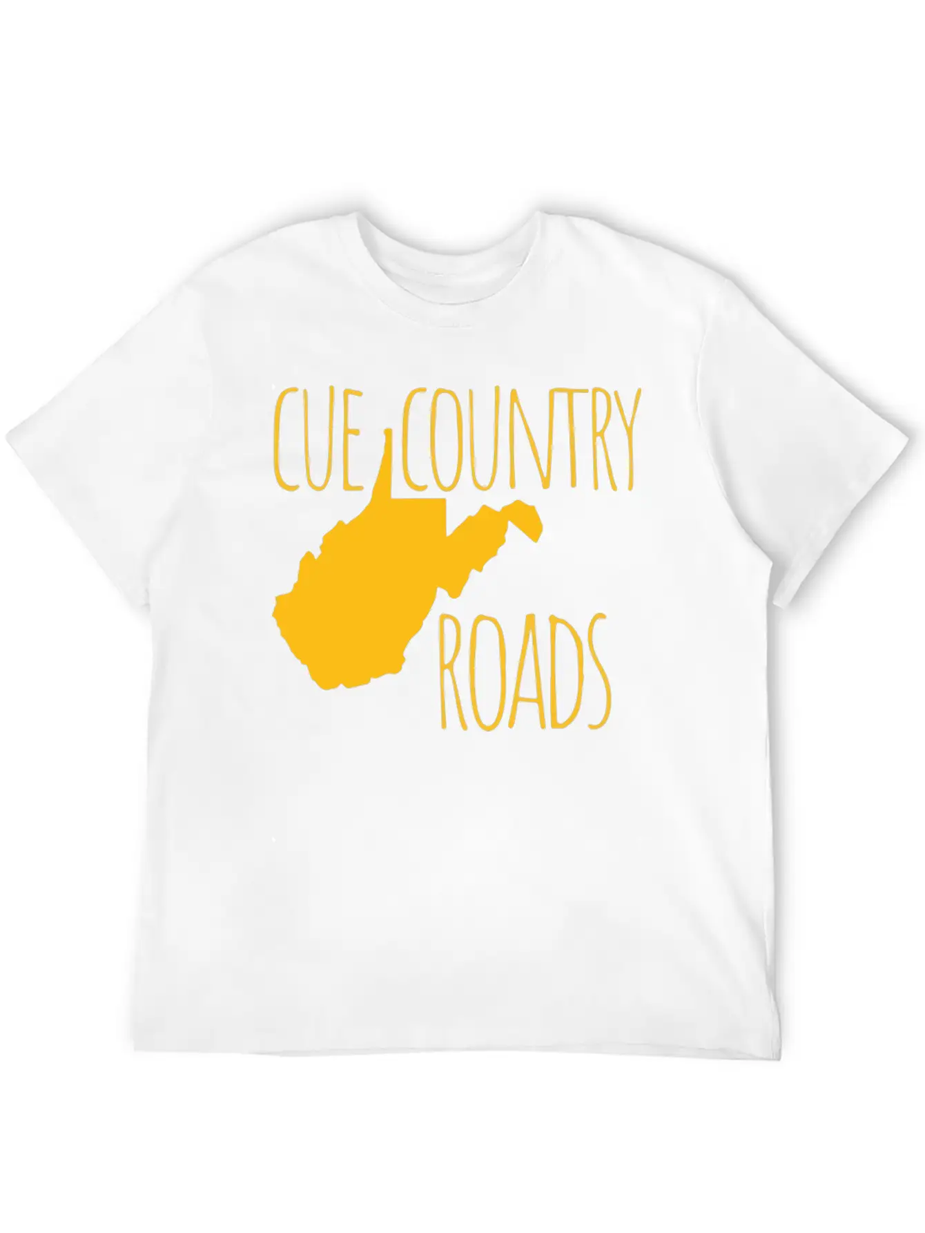Cue Country Roads Essential Cotton Tee For Daily Outfits ¨C Unisex Style