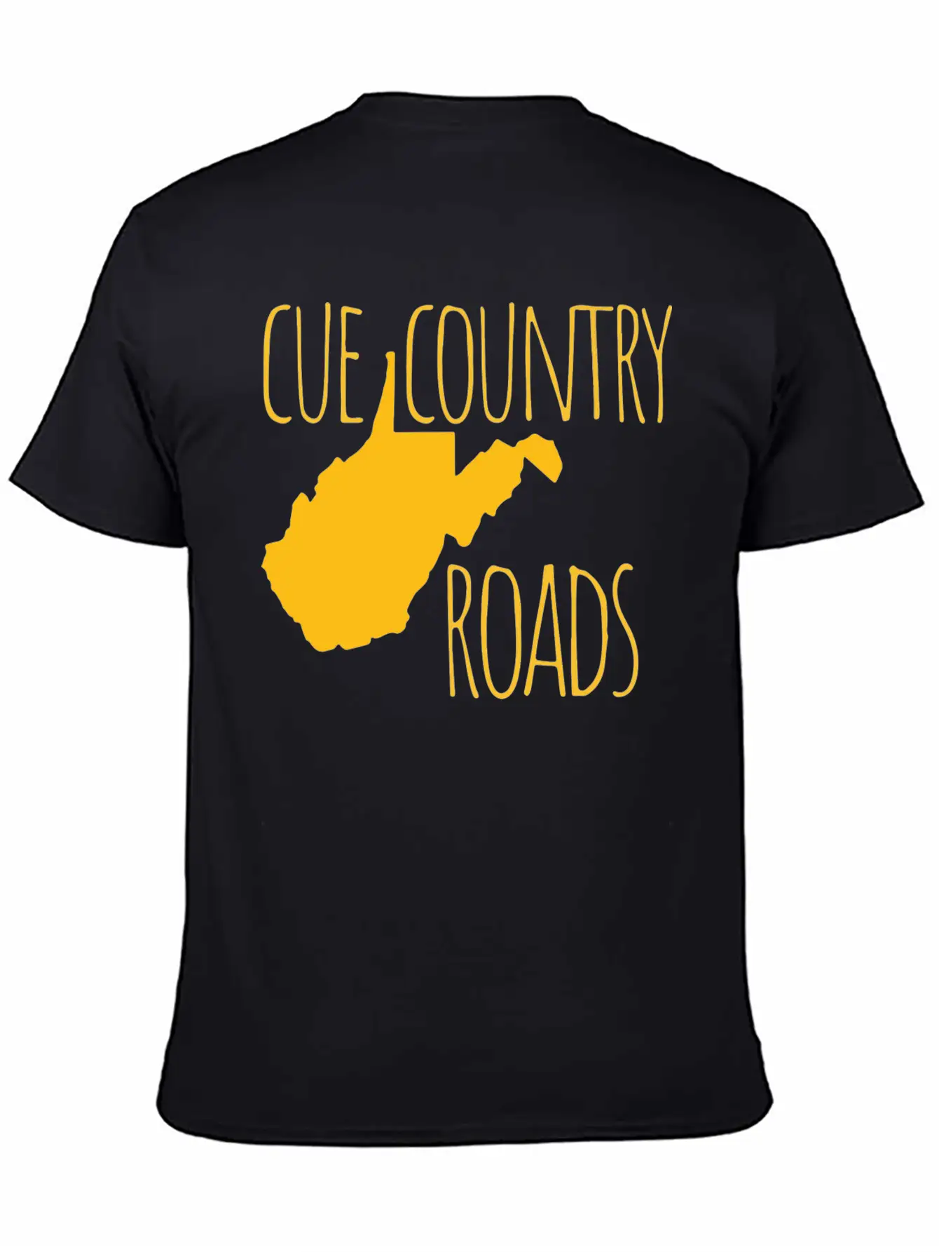 Cue Country Roads Essential Cotton Tee For Daily Outfits ¨C Unisex Style