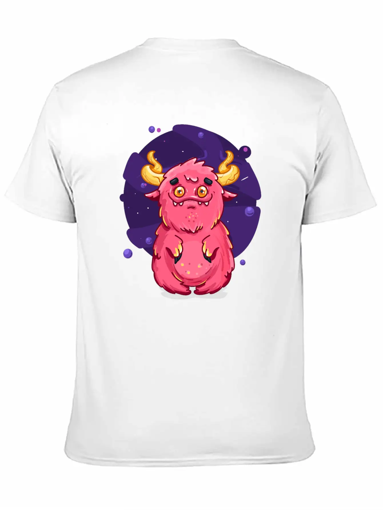 Cute Burly Friendly Pink Monster Soft Cotton Short Sleeve Tee ¨C Unisex Wardrobe Staple