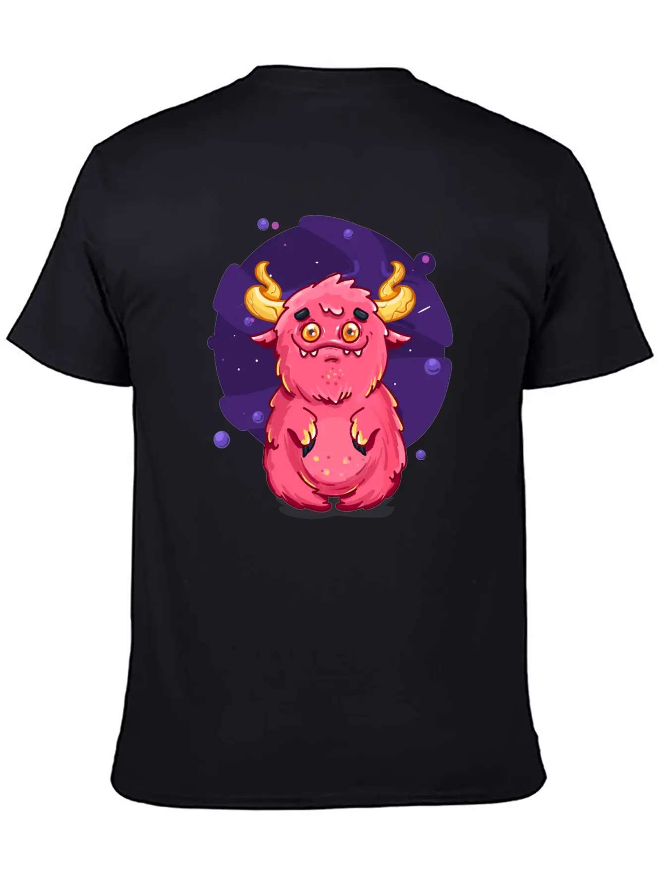 Cute Burly Friendly Pink Monster Soft Cotton Short Sleeve Tee ¨C Unisex Wardrobe Staple