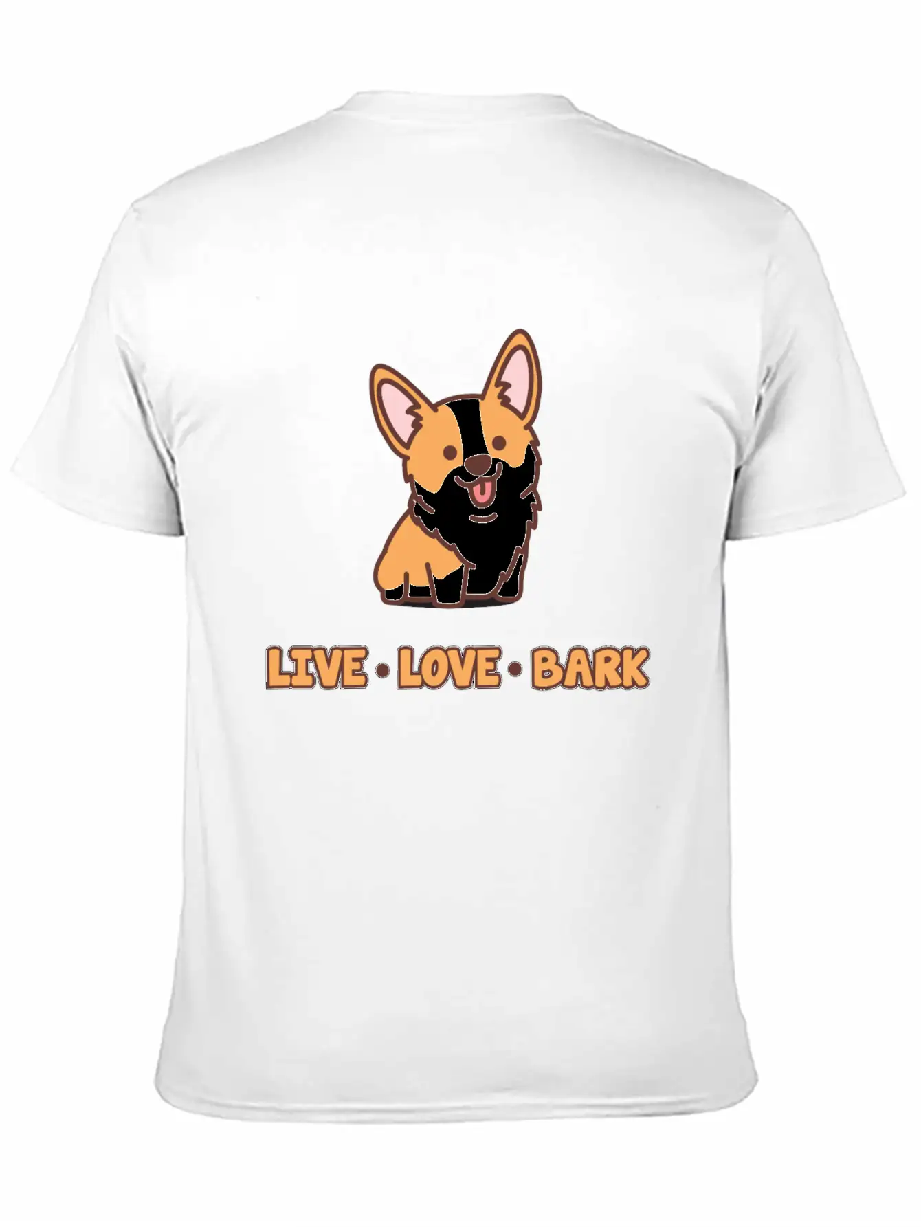 Cute Dog Bark Gift Basic Graphic T-Shirt ¨C Daily Comfort In Soft Cotton