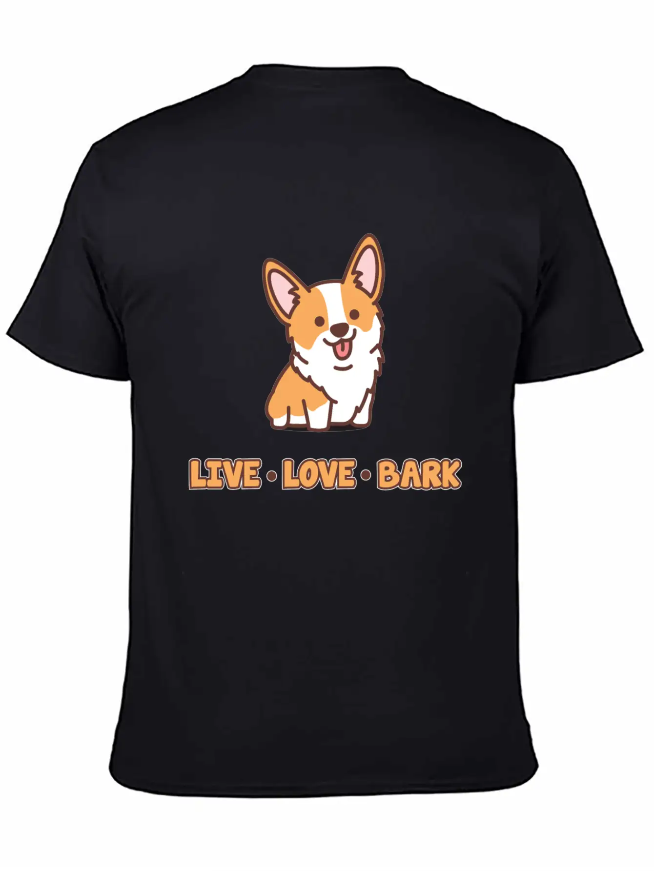 Cute Dog Bark Gift Basic Graphic T-Shirt ¨C Daily Comfort In Soft Cotton