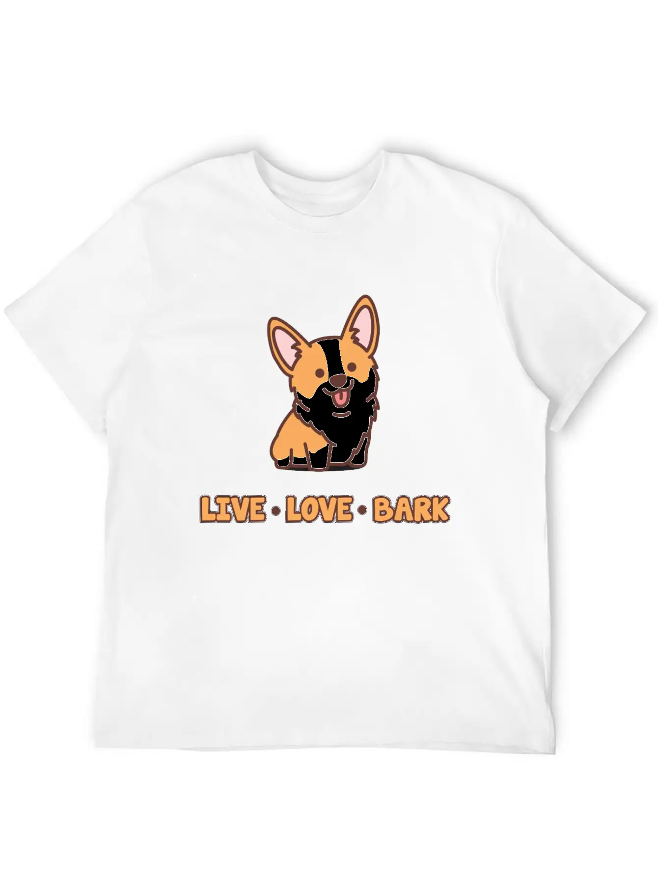 Cute Dog Bark Gift Basic Graphic T-Shirt ¨C Daily Comfort In Soft Cotton