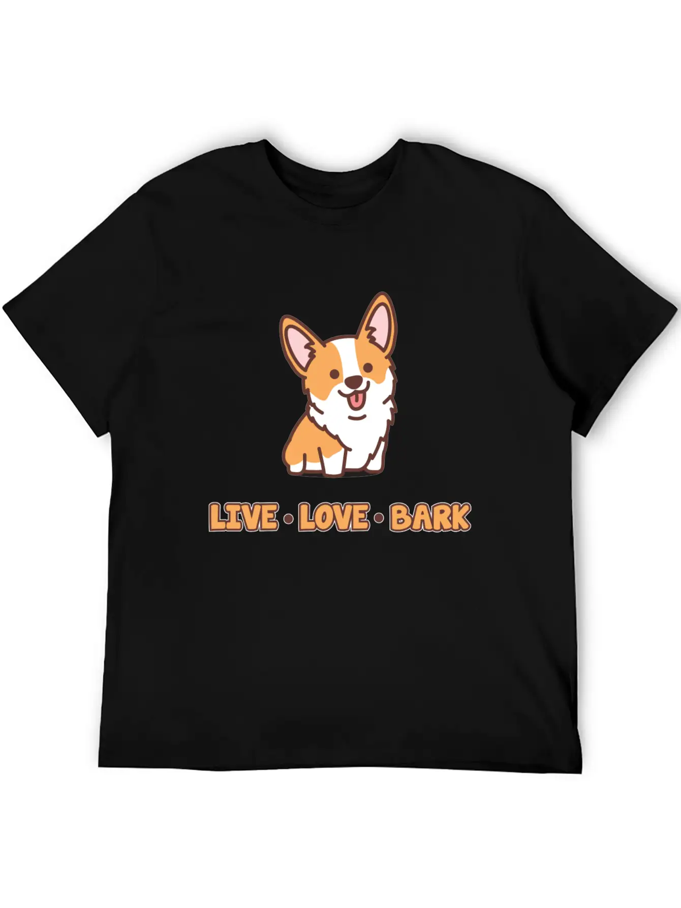 Cute Dog Bark Gift Basic Graphic T-Shirt ¨C Daily Comfort In Soft Cotton
