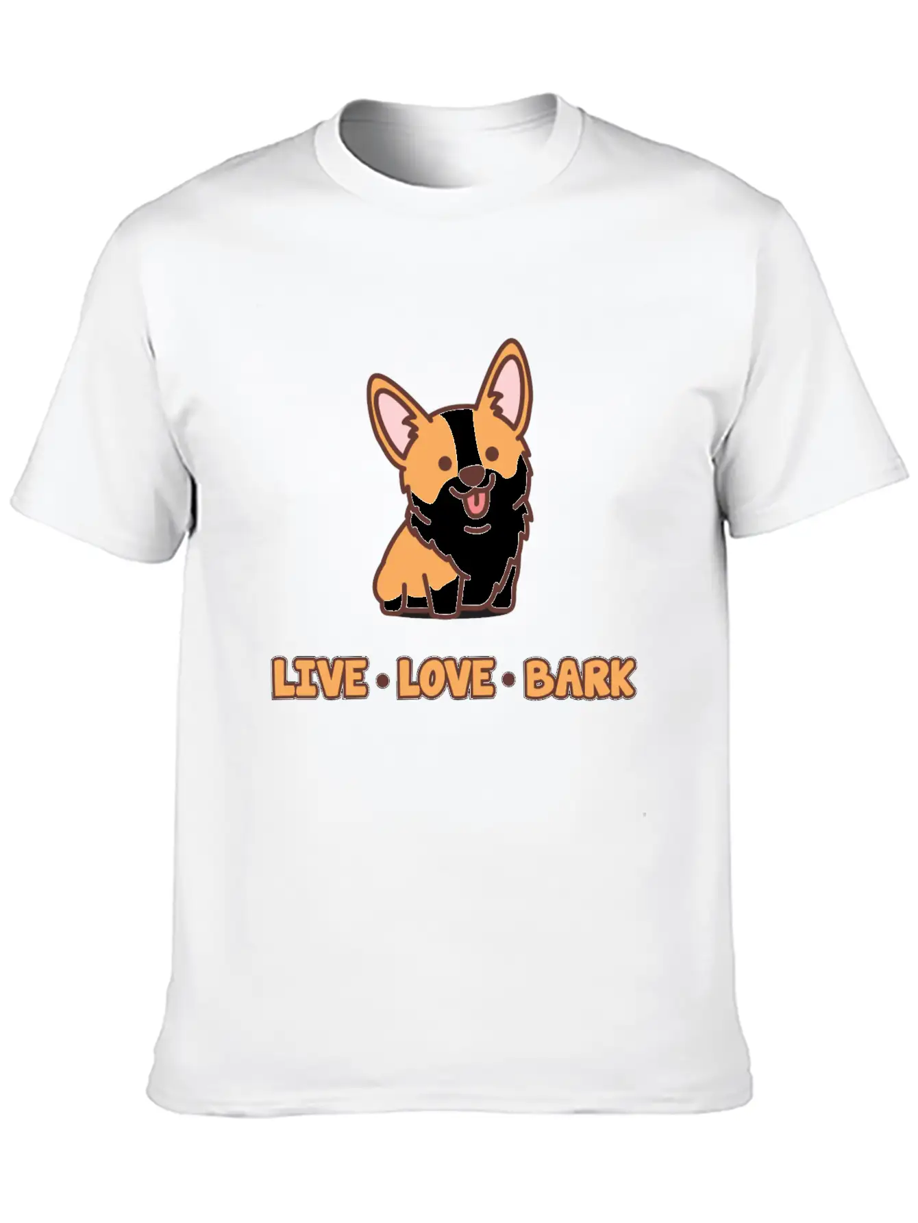 Cute Dog Bark Gift Basic Graphic T-Shirt ¨C Daily Comfort In Soft Cotton