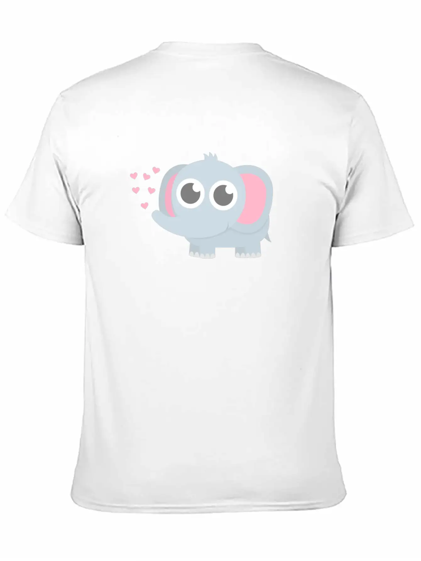 Cute Elephant Baby Love Basic Graphic T-Shirt ¨C Daily Comfort In Soft Cotton