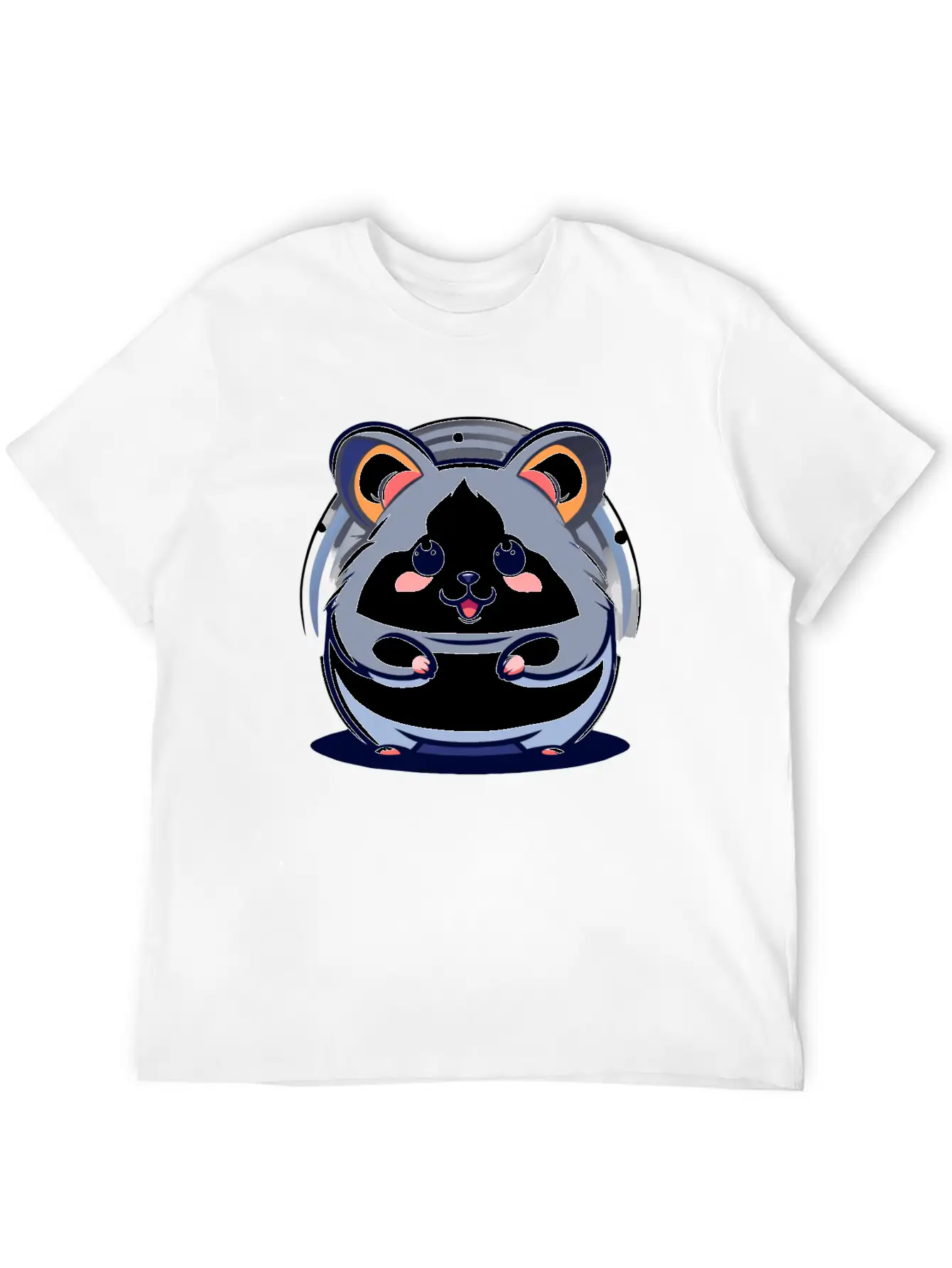 Cute Hamster Soft Cotton Short Sleeve Tee ¨C Unisex Wardrobe Staple