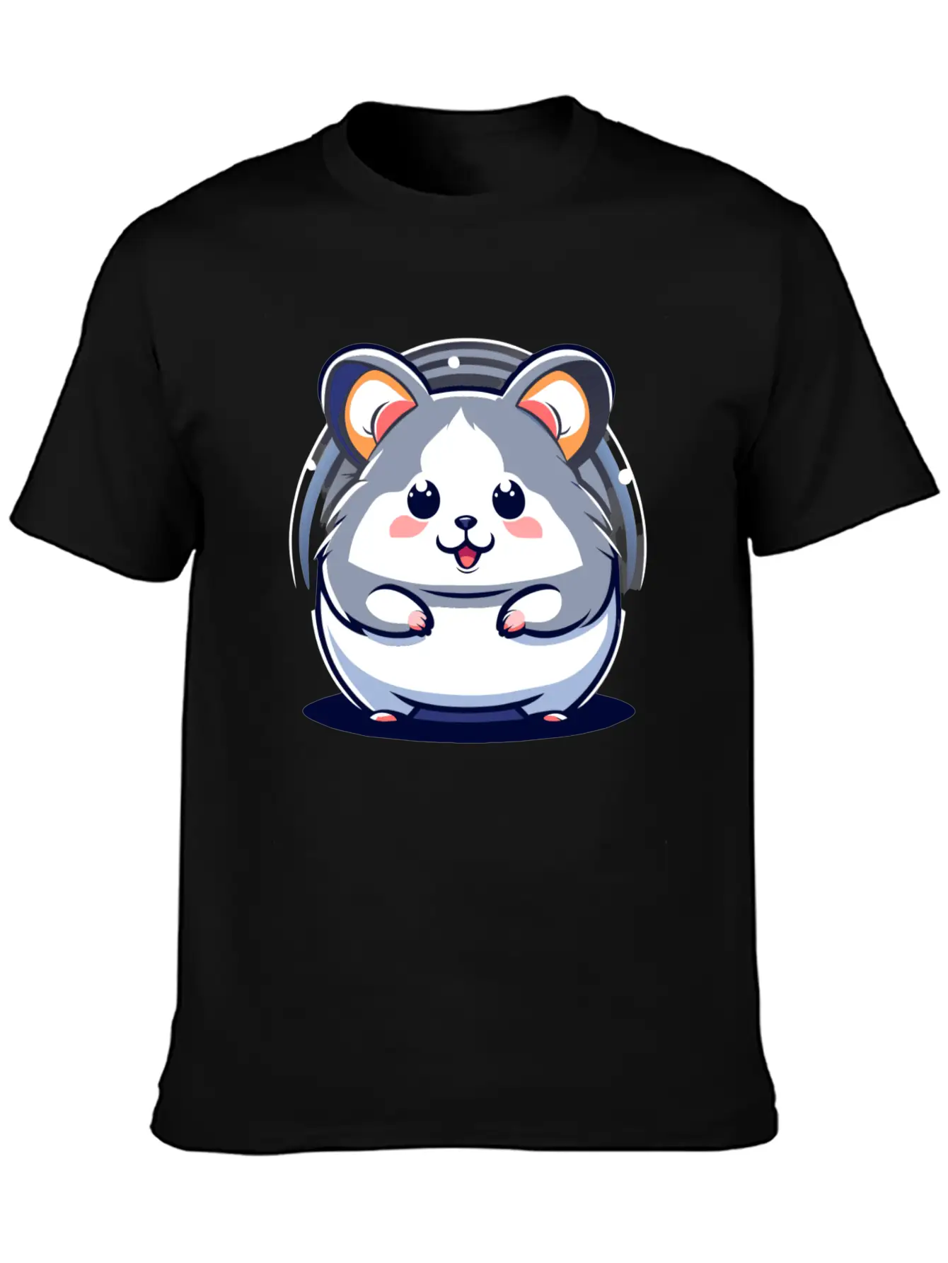 Cute Hamster Soft Cotton Short Sleeve Tee ¨C Unisex Wardrobe Staple