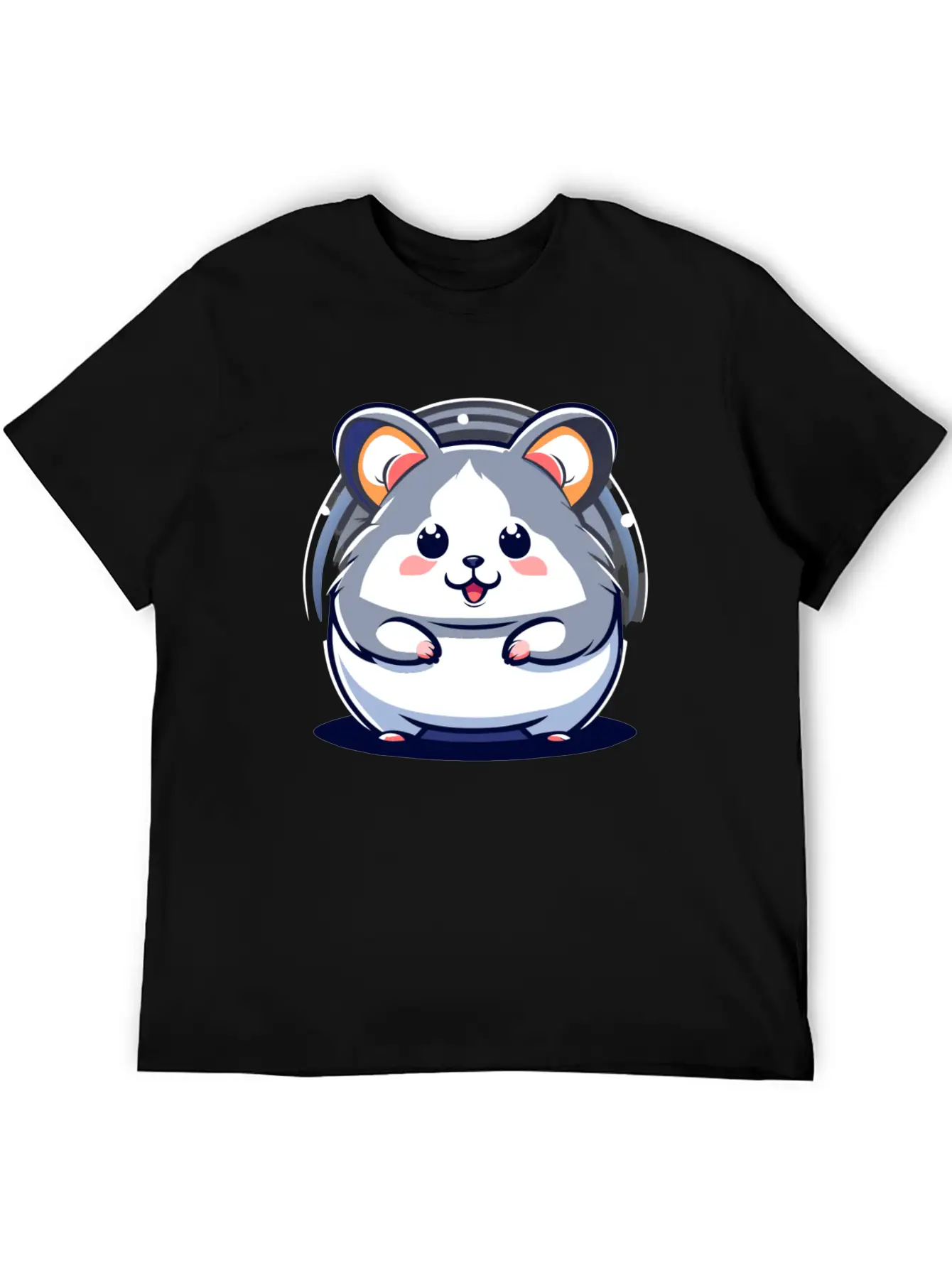 Cute Hamster Soft Cotton Short Sleeve Tee ¨C Unisex Wardrobe Staple