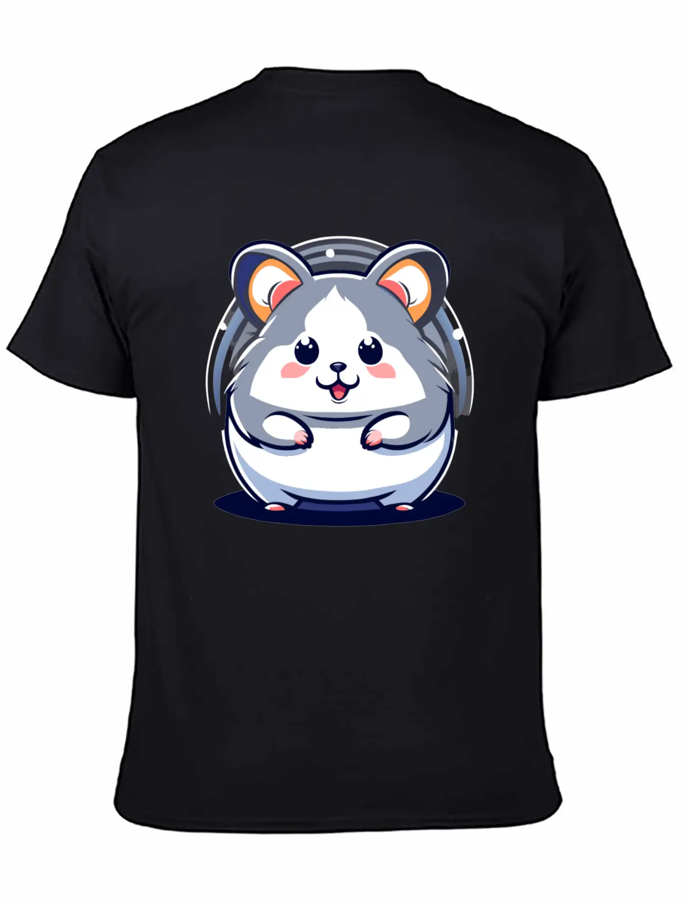 Cute Hamster Soft Cotton Short Sleeve Tee ¨C Unisex Wardrobe Staple
