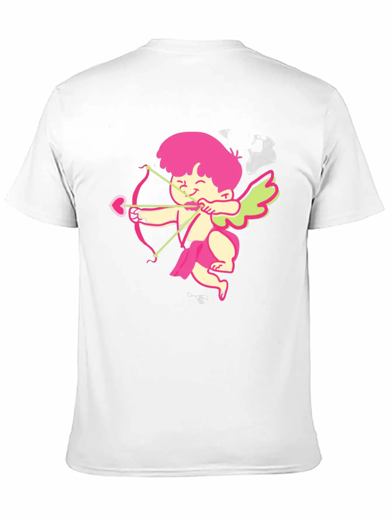 Cute Heart Essential Cotton Tee For Daily Outfits ¨C Unisex Style